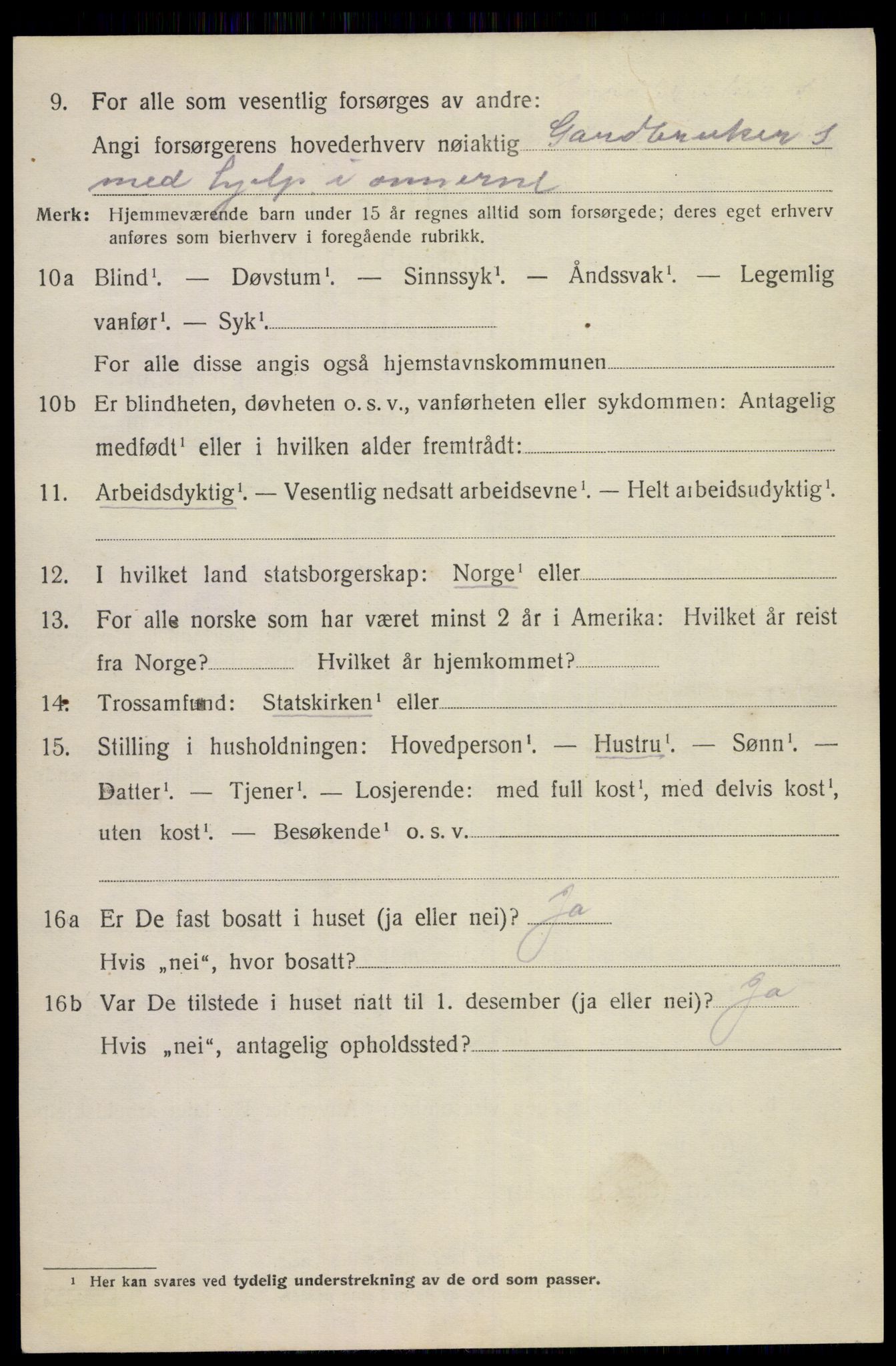 SAKO, 1920 census for Siljan, 1920, p. 950