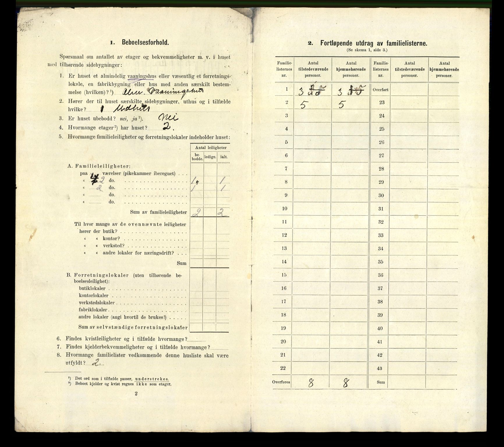 RA, 1910 census for Kristiansand, 1910, p. 5895