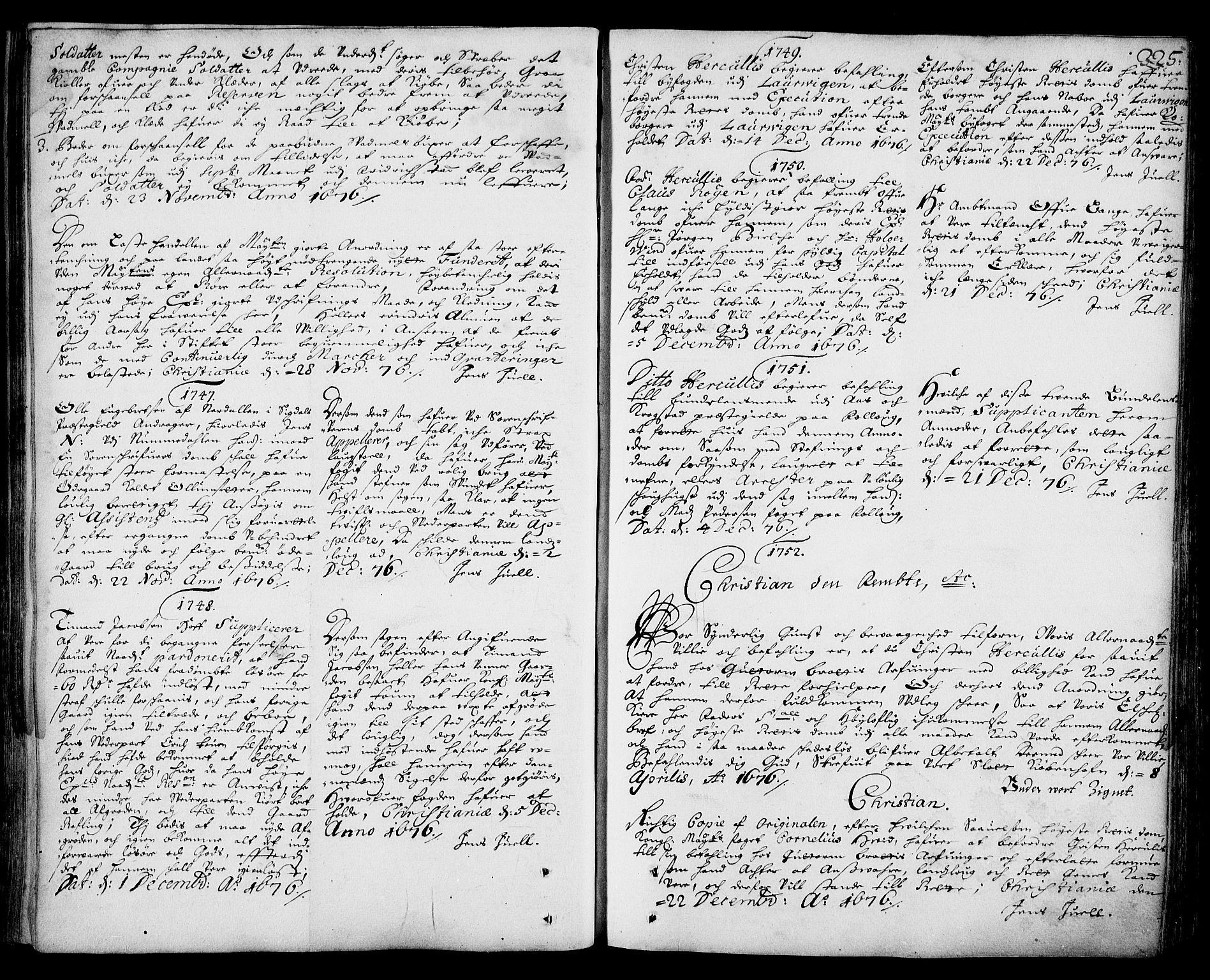 Stattholderembetet 1572-1771, AV/RA-EA-2870/Ad/L0003: Supplikasjons- og resolusjonsprotokoll, 1671-1682, p. 324b-325a