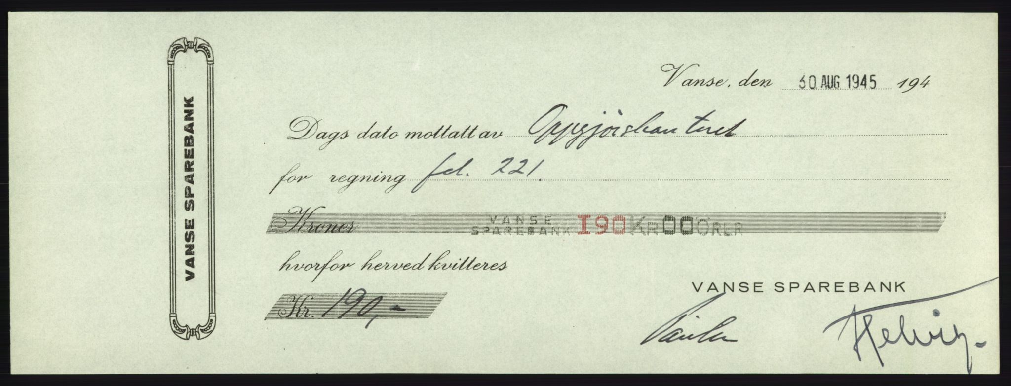 Forsvarsdepartementet, 10. kontor / Oppgjørskontoret, AV/RA-RAFA-1225/D/Db/L0180: Lista oppgjørskontor, 1942-1952, p. 82