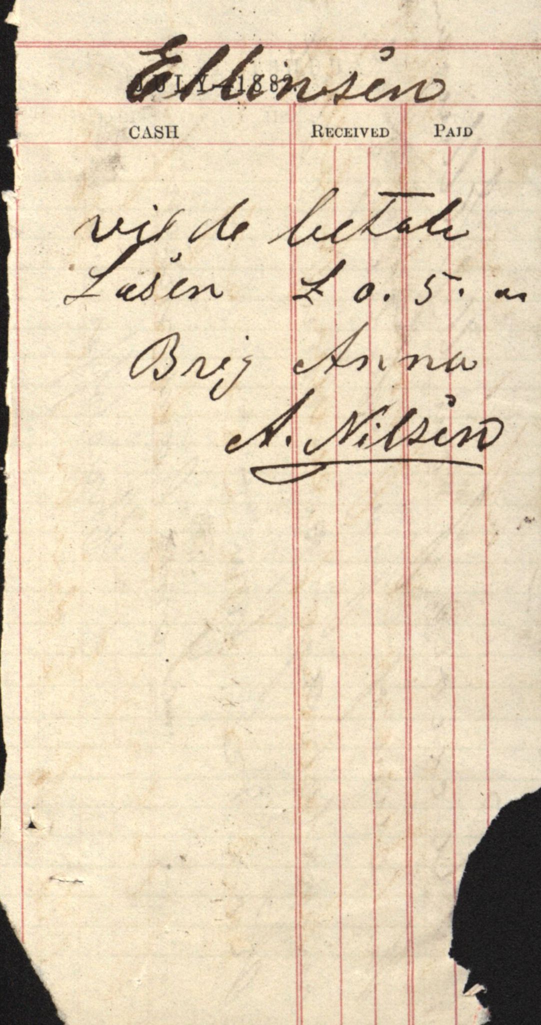 Pa 63 - Østlandske skibsassuranceforening, VEMU/A-1079/G/Ga/L0014/0012: Havaridokumenter / Sophie, Andover, Alliance, Anna, 1882, p. 60