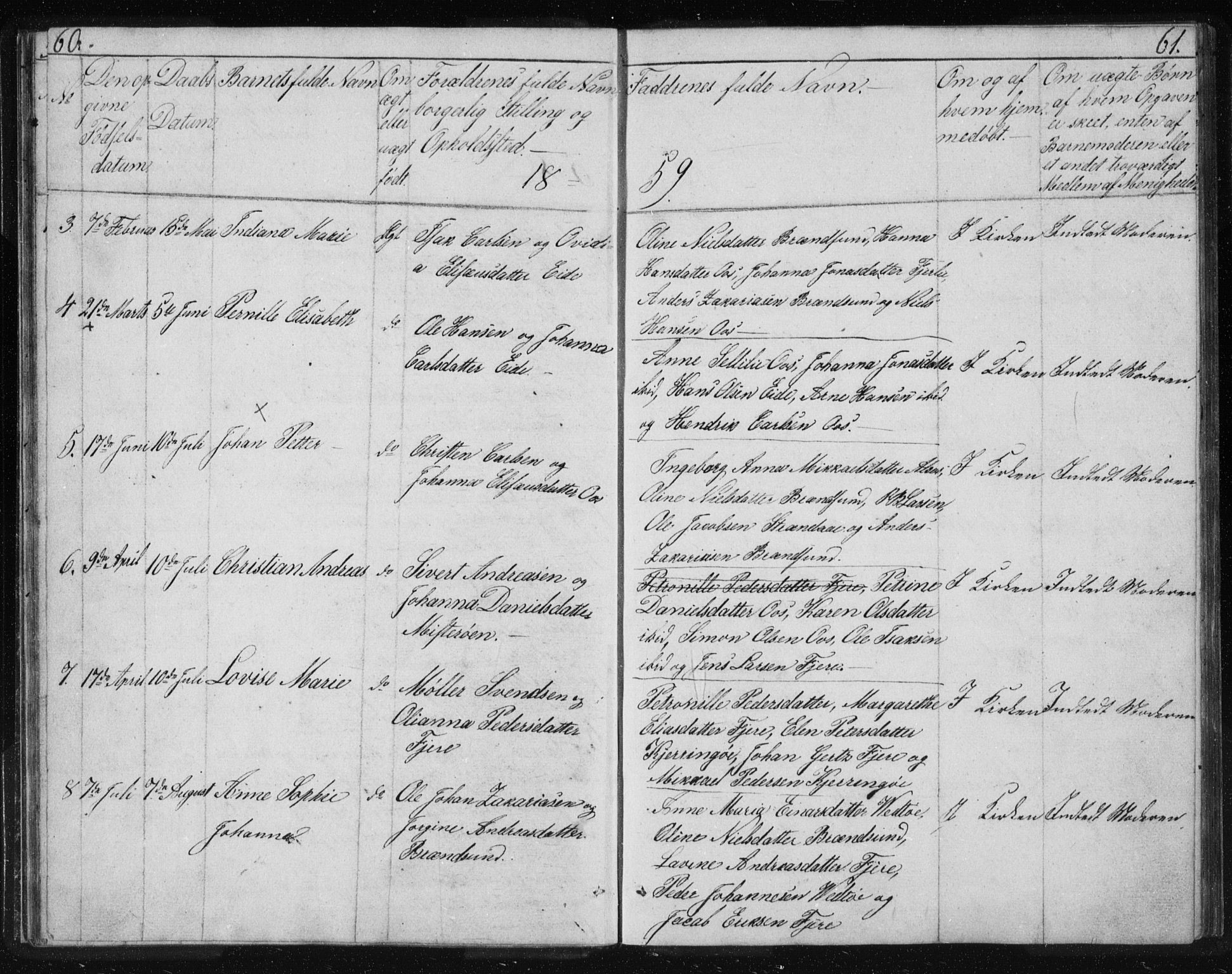 Ministerialprotokoller, klokkerbøker og fødselsregistre - Nordland, SAT/A-1459/803/L0074: Parish register (copy) no. 803C01, 1845-1866, p. 60-61