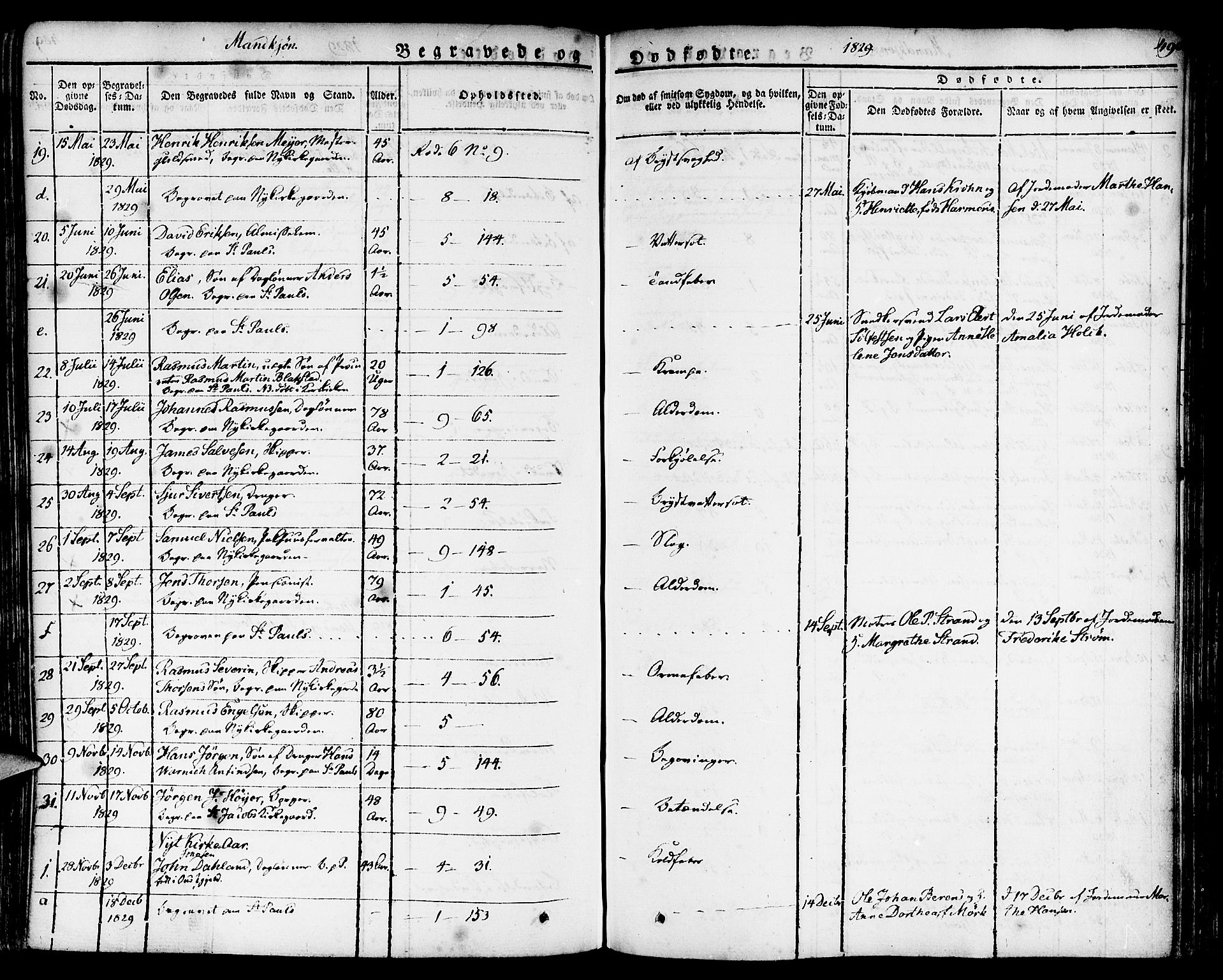 Nykirken Sokneprestembete, SAB/A-77101/H/Haa/L0012: Parish register (official) no. A 12, 1821-1844, p. 490
