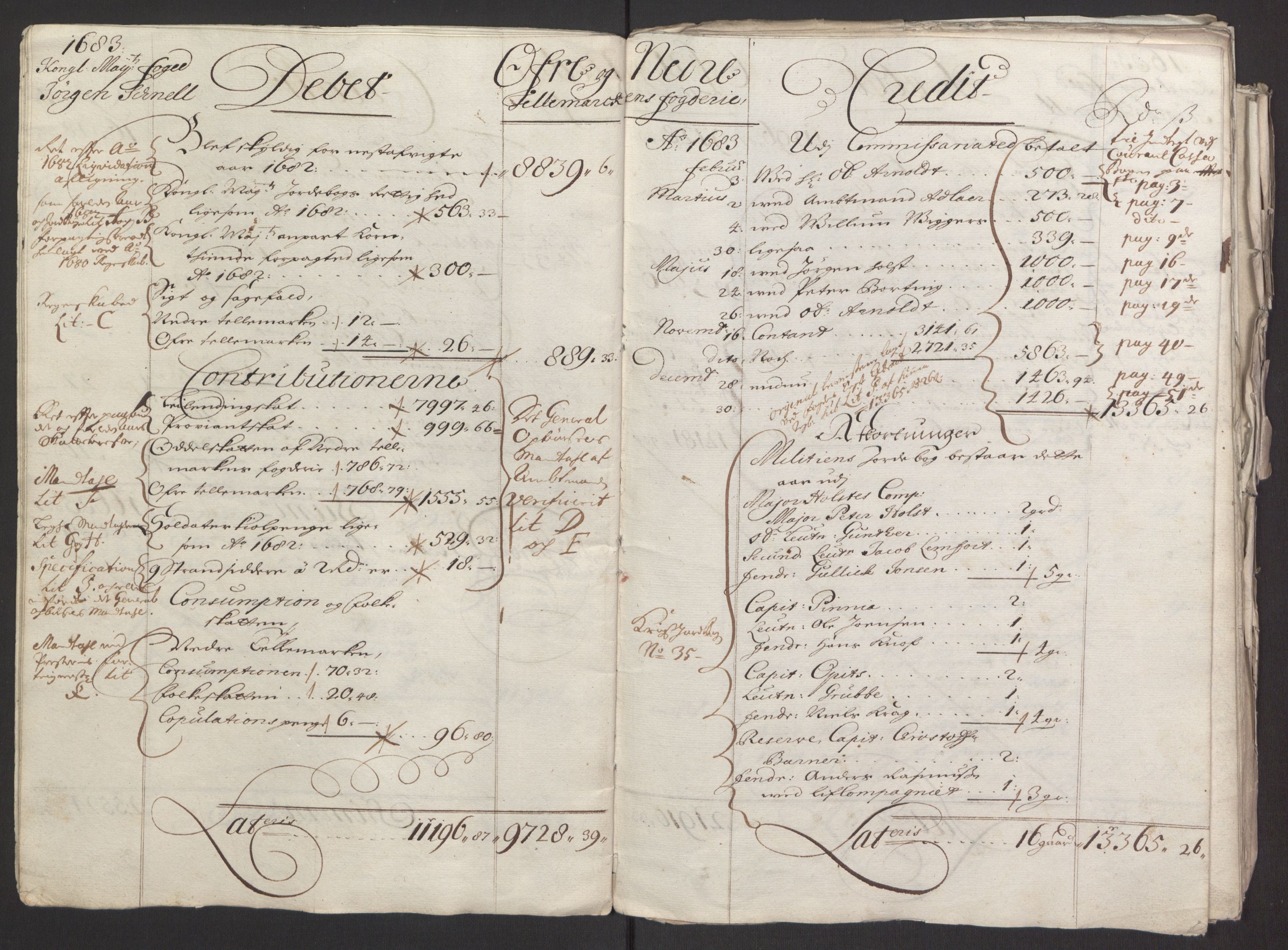 Rentekammeret inntil 1814, Reviderte regnskaper, Fogderegnskap, RA/EA-4092/R35/L2075: Fogderegnskap Øvre og Nedre Telemark, 1680-1684, p. 14