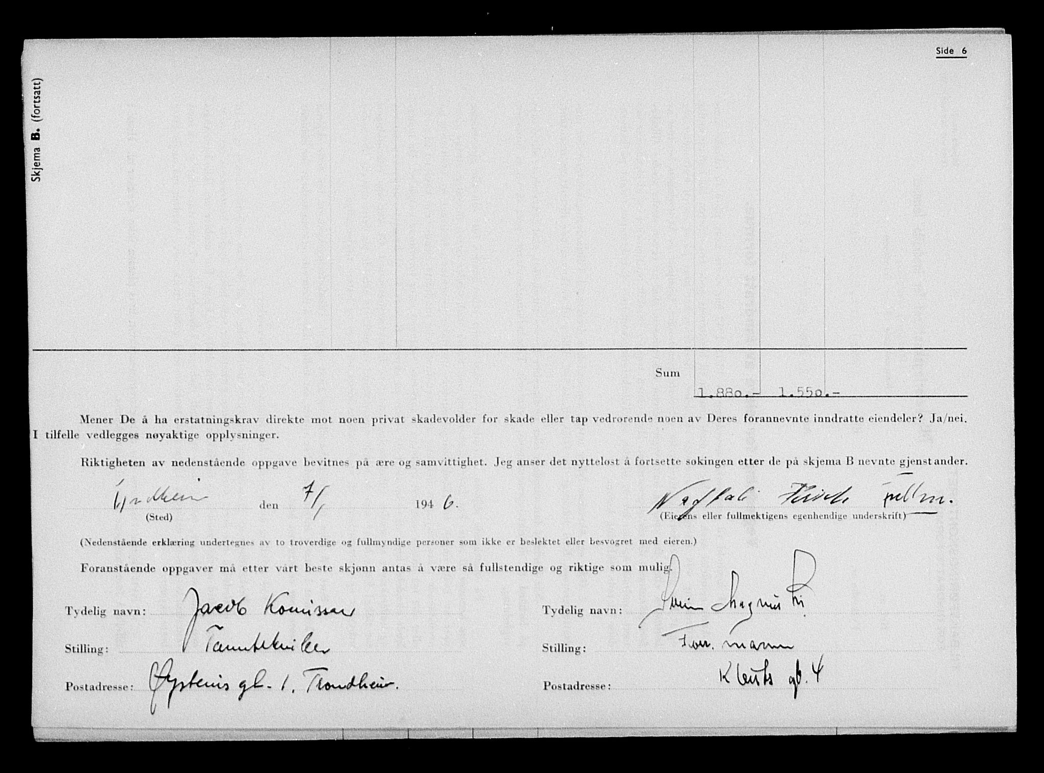 Justisdepartementet, Tilbakeføringskontoret for inndratte formuer, AV/RA-S-1564/H/Hc/Hca/L0896: --, 1945-1947, p. 241