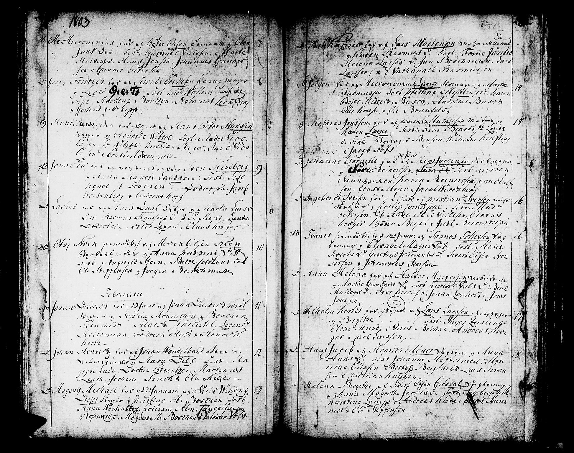 Domkirken sokneprestembete, AV/SAB-A-74801/H/Haa/L0004: Parish register (official) no. A 4, 1763-1820, p. 290-291