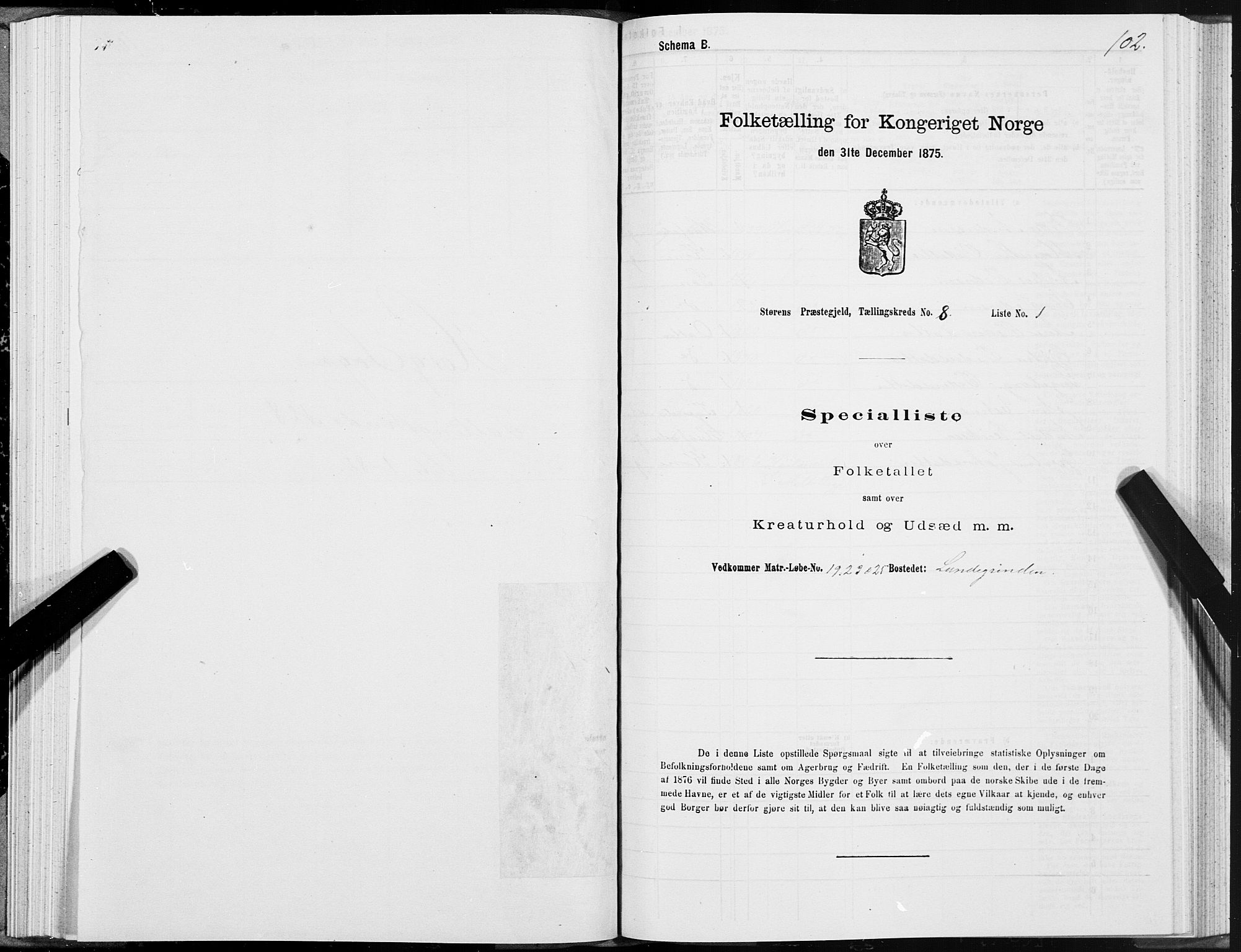 SAT, 1875 census for 1648P Støren, 1875, p. 4102