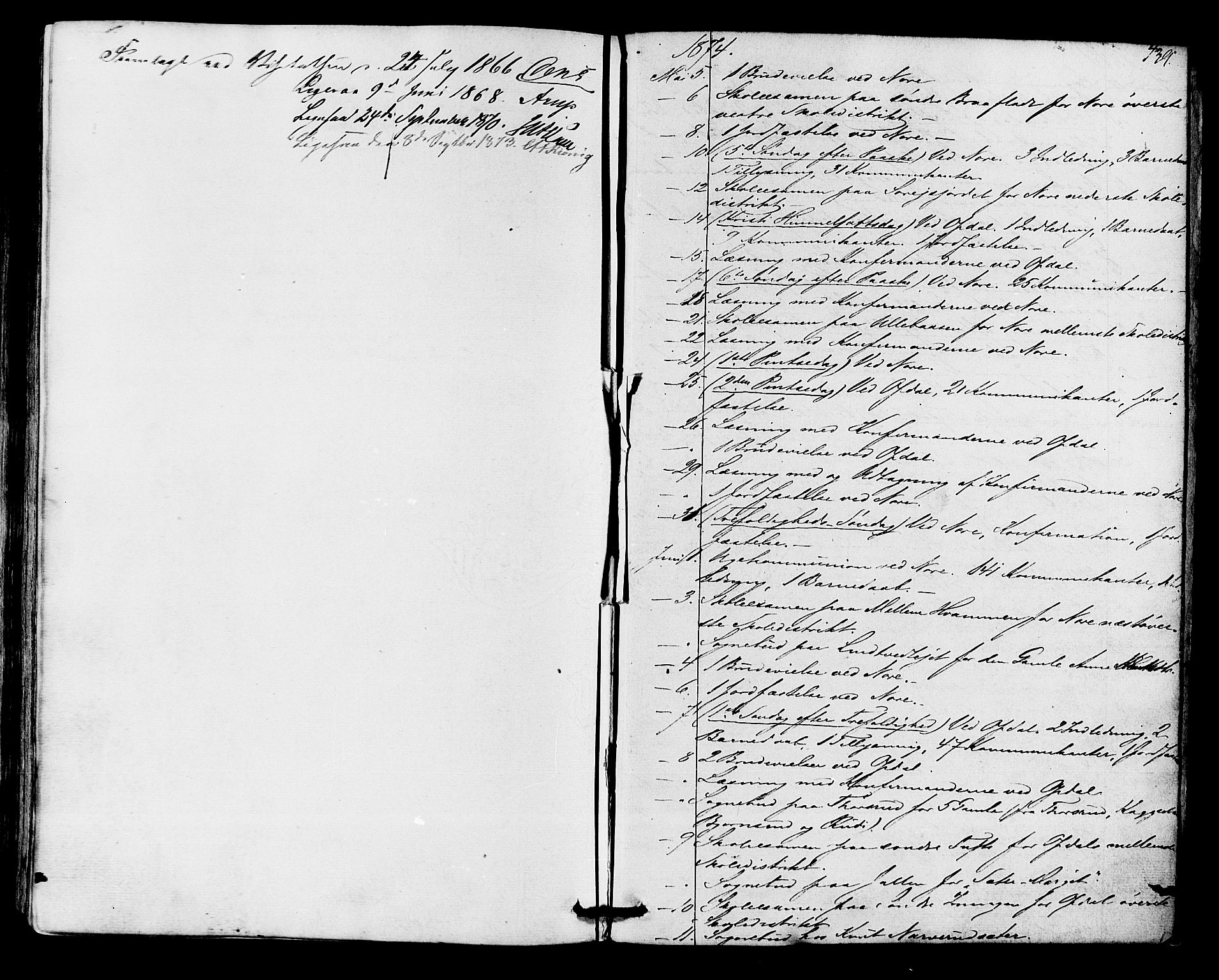 Nore kirkebøker, AV/SAKO-A-238/F/Fa/L0003: Parish register (official) no. I 3, 1858-1866, p. 439