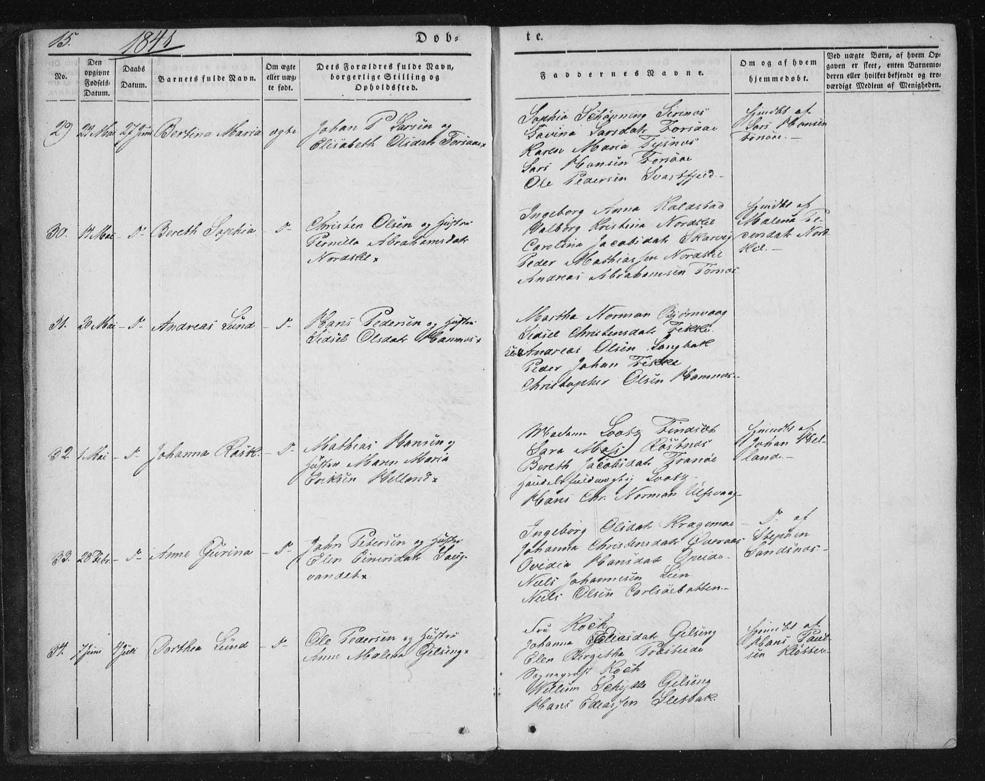 Ministerialprotokoller, klokkerbøker og fødselsregistre - Nordland, AV/SAT-A-1459/859/L0843: Parish register (official) no. 859A03, 1840-1848, p. 15