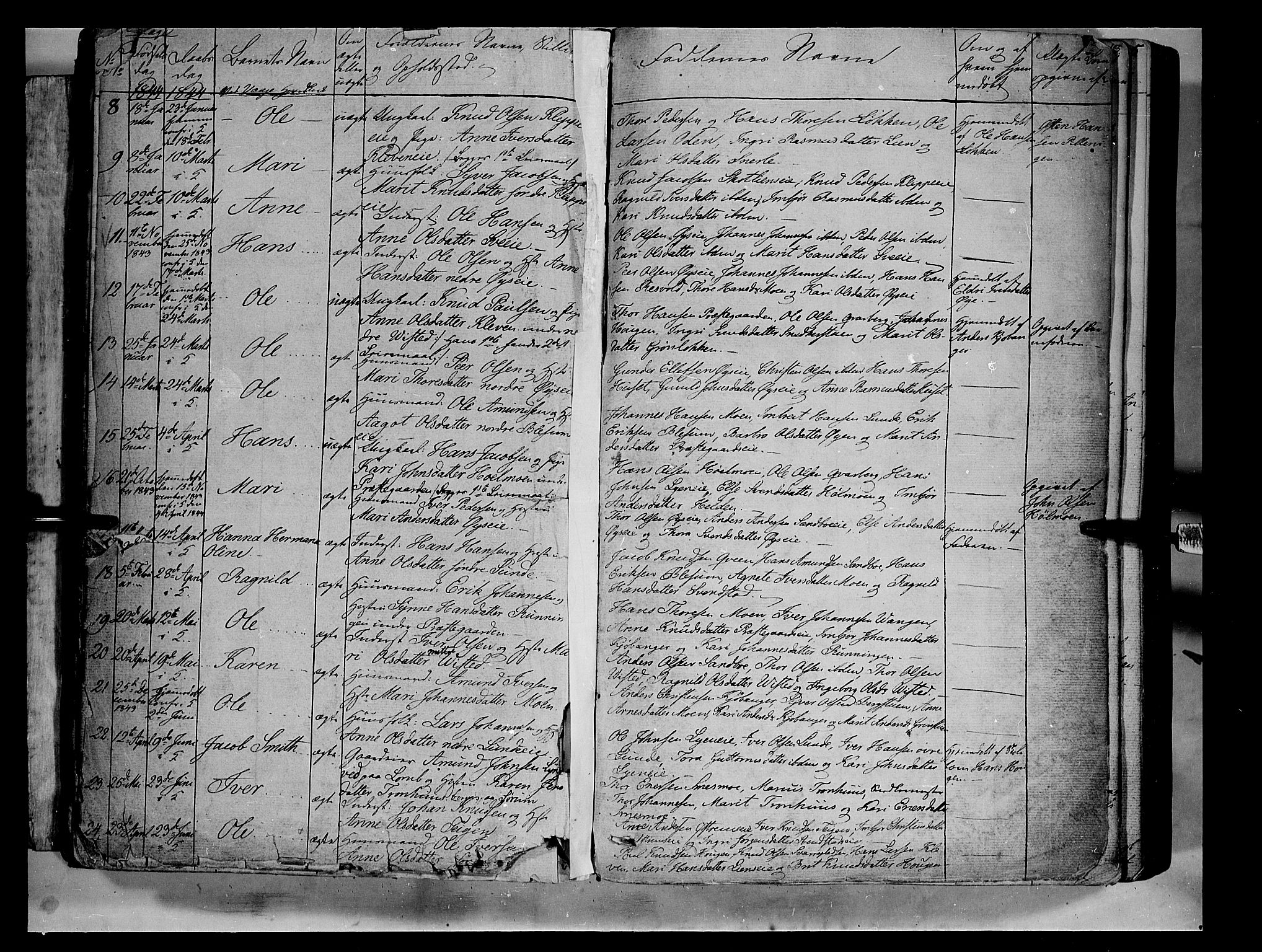 Vågå prestekontor, AV/SAH-PREST-076/H/Ha/Haa/L0005: Parish register (official) no. 5 /1, 1842-1856, p. 12