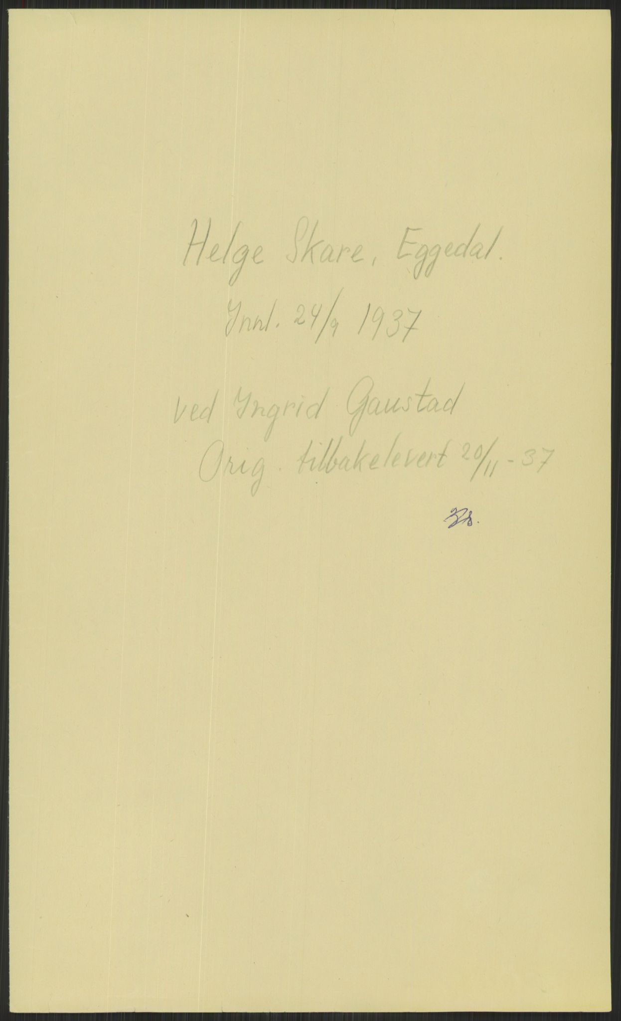 Samlinger til kildeutgivelse, Amerikabrevene, AV/RA-EA-4057/F/L0021: Innlån fra Buskerud: Michalsen - Ål bygdearkiv, 1838-1914, p. 219