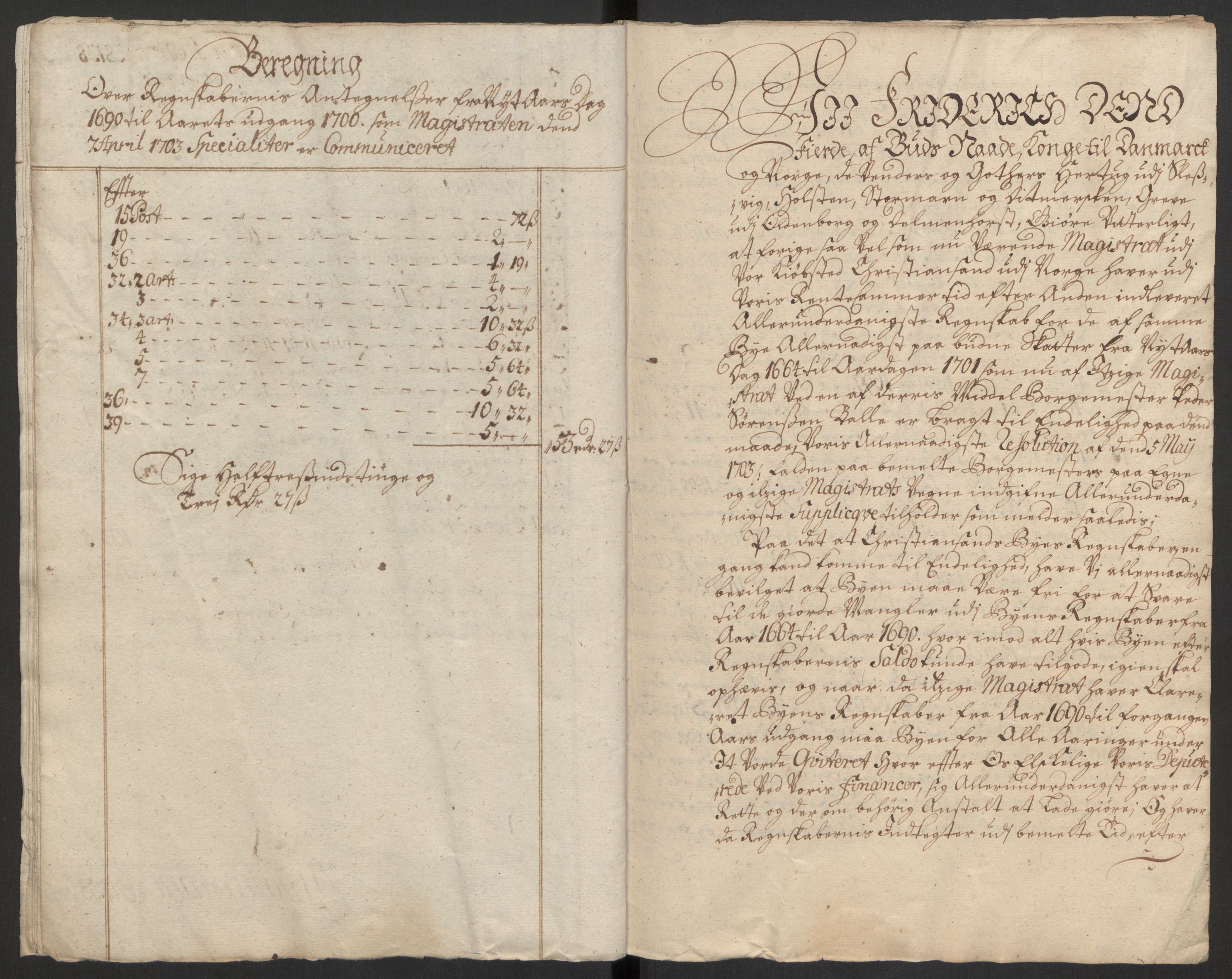 Rentekammeret inntil 1814, Reviderte regnskaper, Byregnskaper, RA/EA-4066/R/Rm/L0258: [M1] Kontribusjonsregnskap, 1664-1700, p. 123