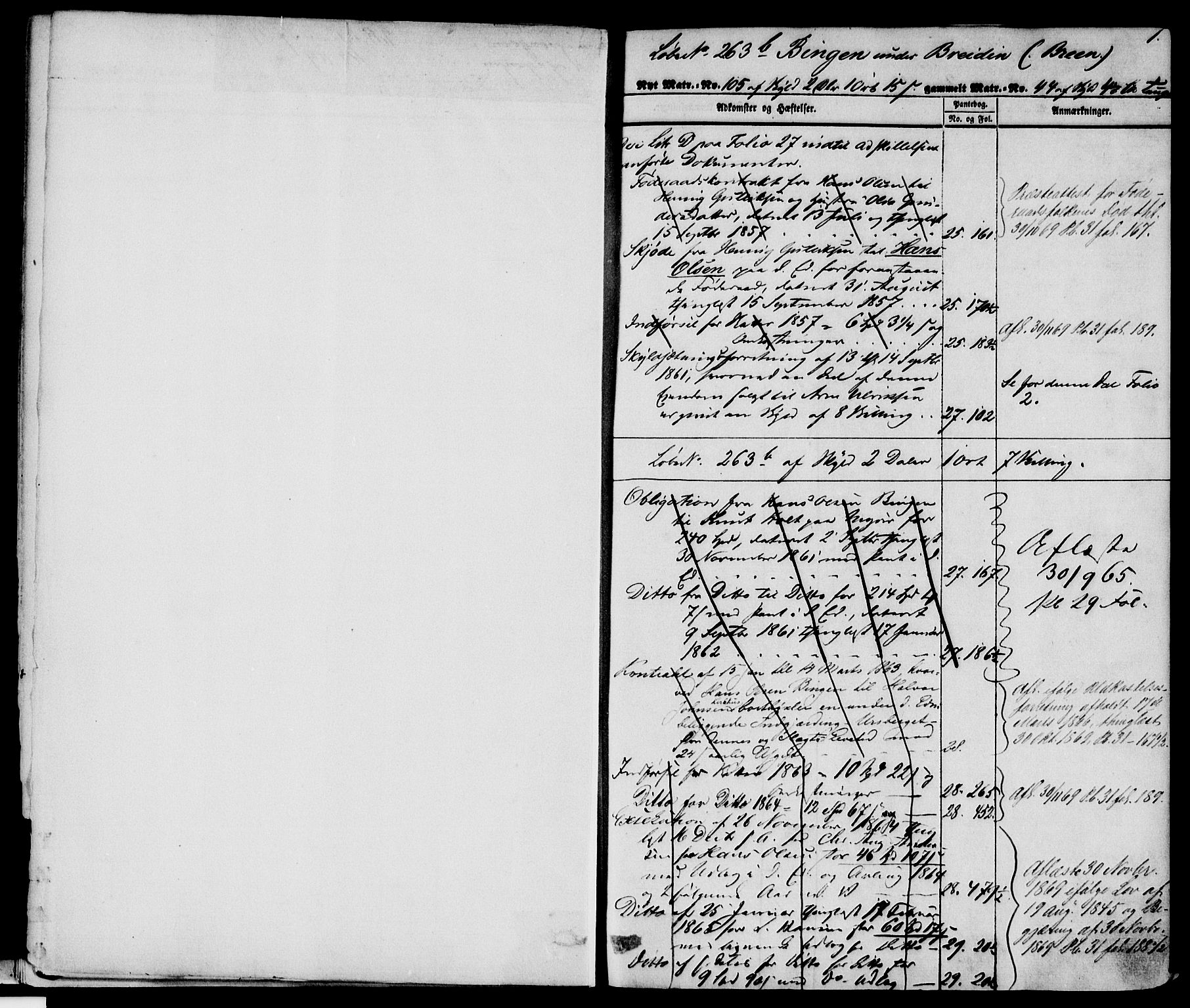 Solør tingrett, SAH/TING-008/H/Ha/Hac/L0007: Mortgage register no. E, 1862-1900, p. 1