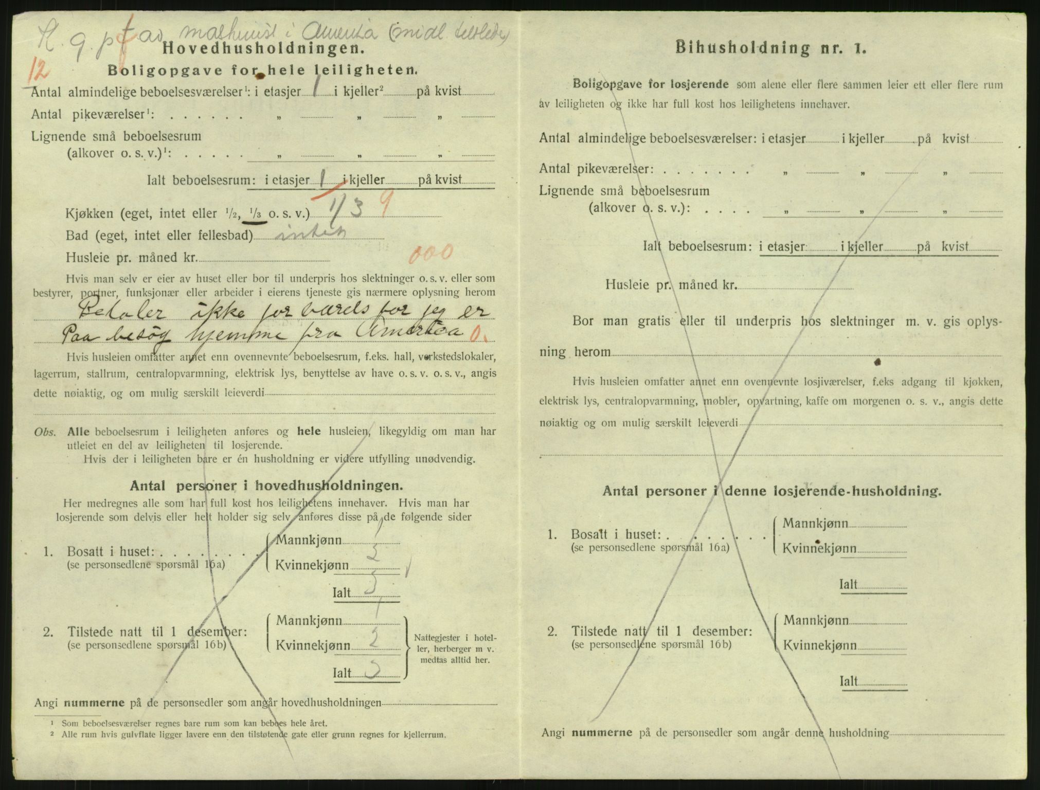 SAK, 1920 census for Arendal, 1920, p. 6061