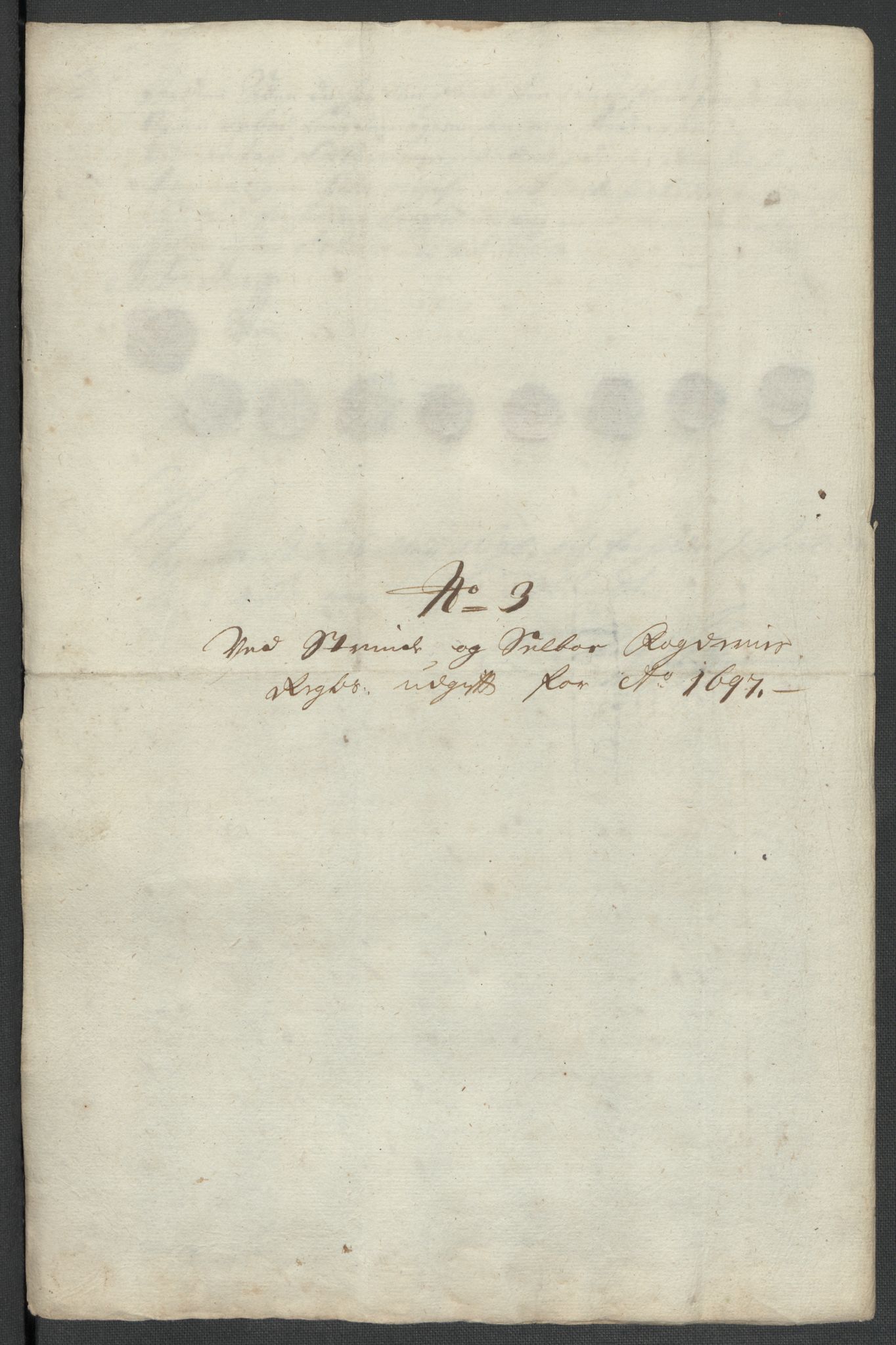 Rentekammeret inntil 1814, Reviderte regnskaper, Fogderegnskap, AV/RA-EA-4092/R61/L4106: Fogderegnskap Strinda og Selbu, 1696-1697, p. 269