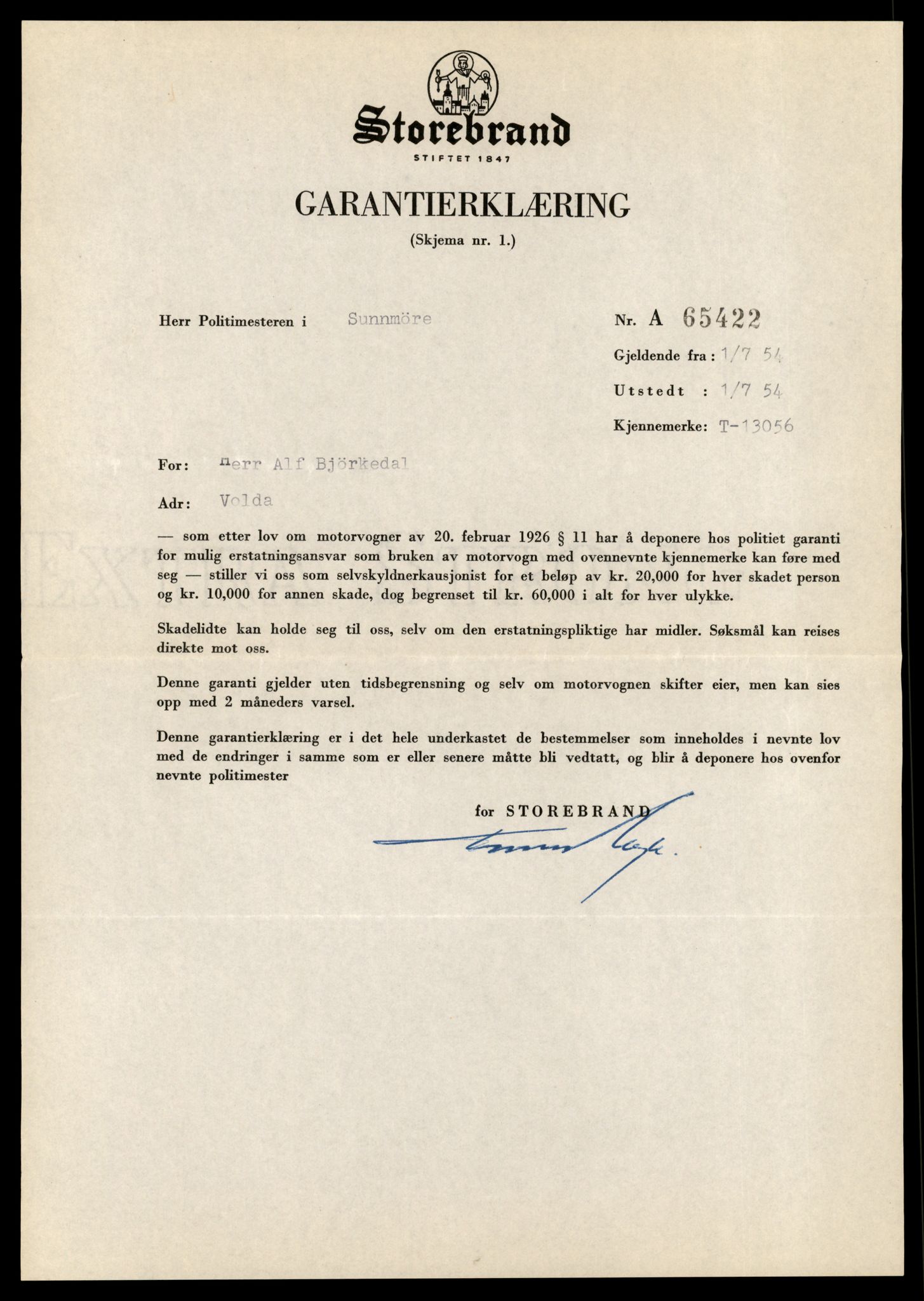 Møre og Romsdal vegkontor - Ålesund trafikkstasjon, AV/SAT-A-4099/F/Fe/L0037: Registreringskort for kjøretøy T 13031 - T 13179, 1927-1998, p. 541
