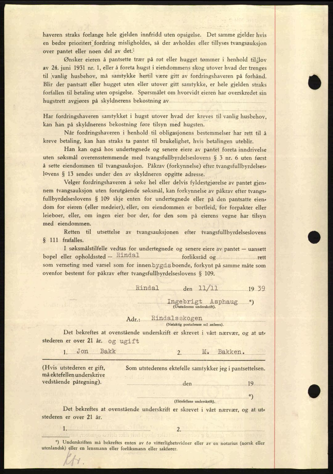 Nordmøre sorenskriveri, AV/SAT-A-4132/1/2/2Ca: Mortgage book no. B87, 1940-1941, Diary no: : 836/1940