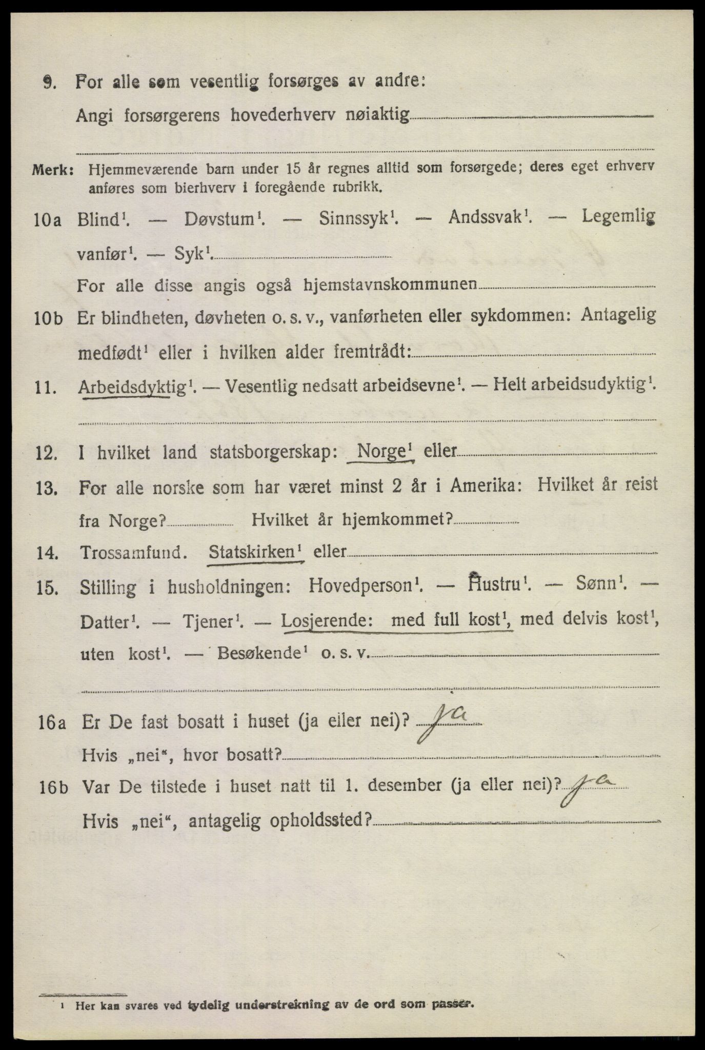 SAKO, 1920 census for Øvre Sandsvær, 1920, p. 1361