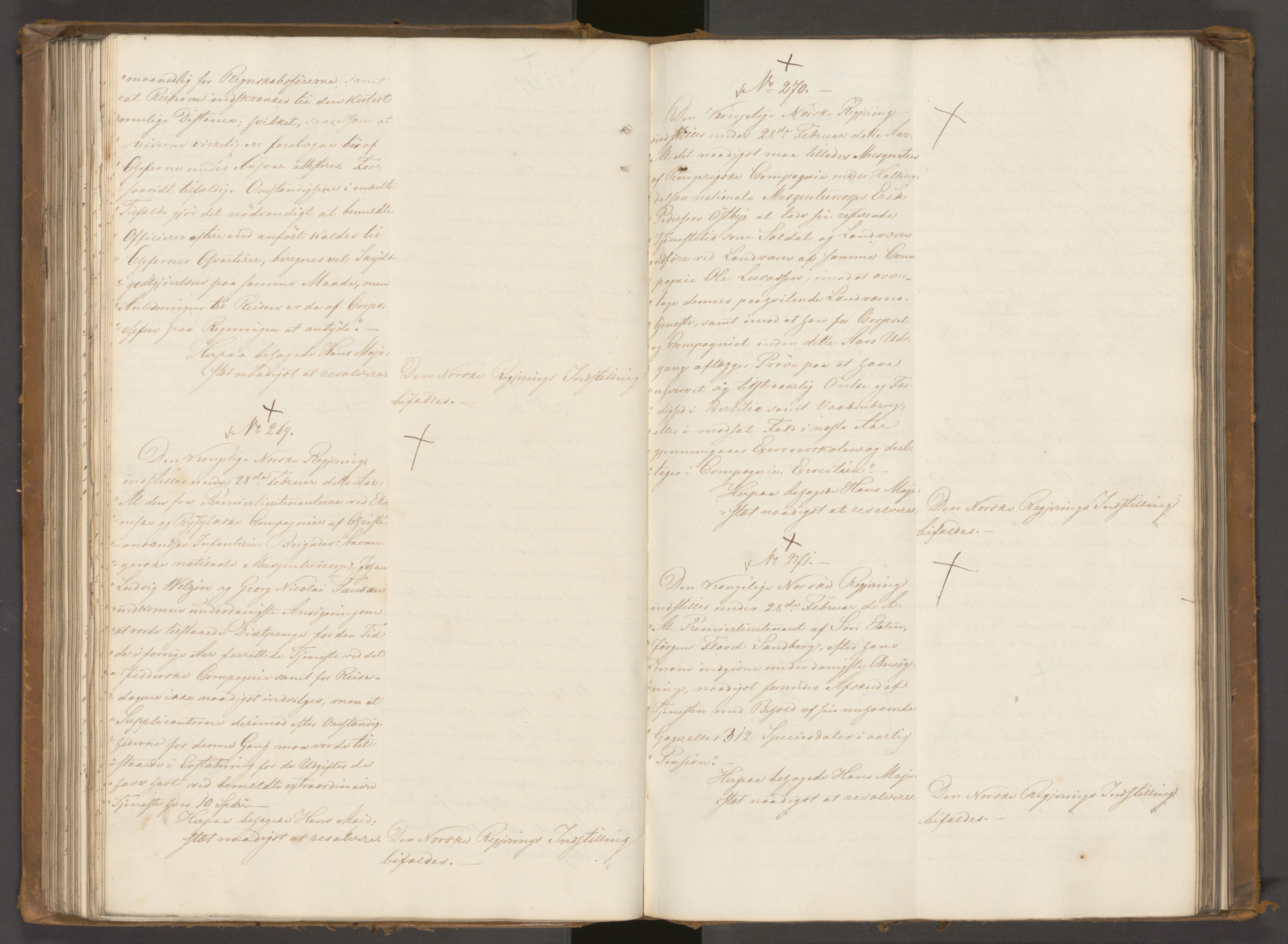 Statsrådssekretariatet, AV/RA-S-1001/A/Ab/L0038: Kgl. res. nr. 1-550, 1. halvår, 1834