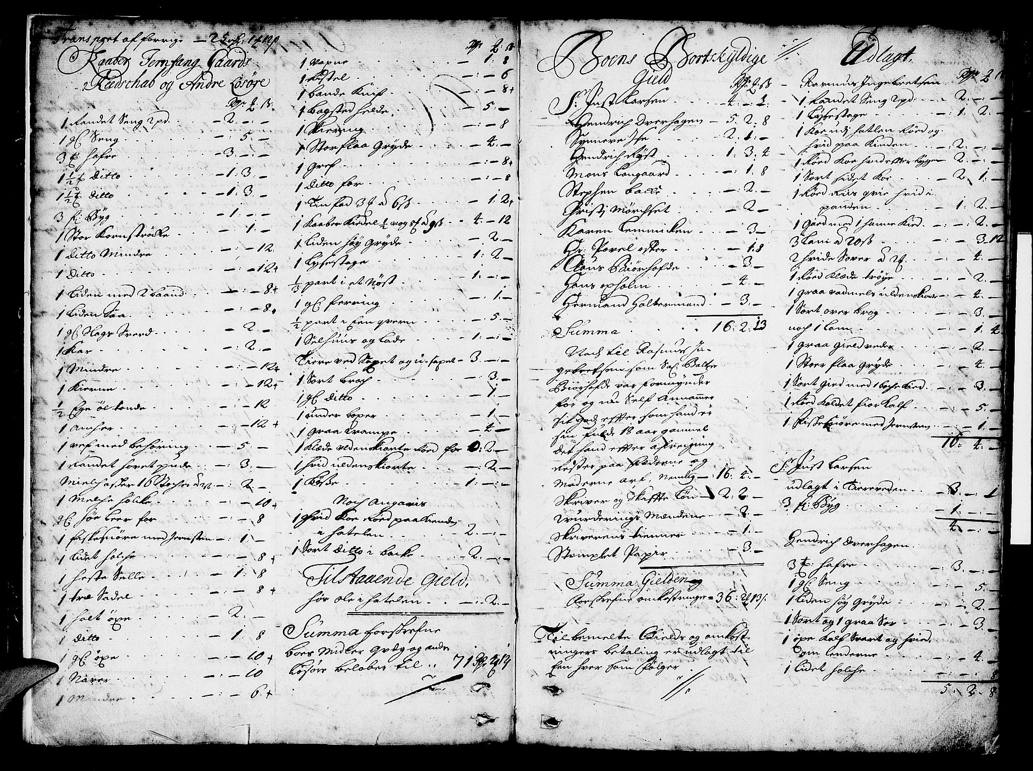 Nordfjord sorenskriveri, AV/SAB-A-2801/1/04/04a/L0002a: Skifteprotokollar, 1701-1703, p. 2b-3a
