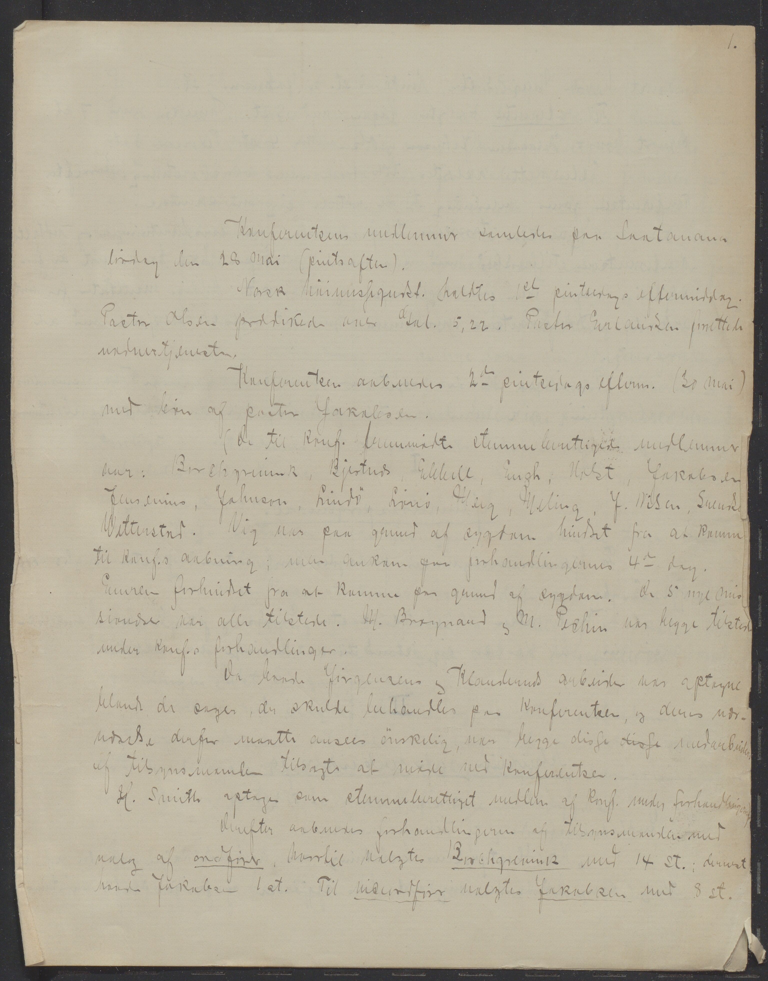 Det Norske Misjonsselskap - hovedadministrasjonen, VID/MA-A-1045/D/Da/Daa/L0042/0002: Konferansereferat og årsberetninger / Konferansereferat fra Madagaskar Innland., 1898, p. 1