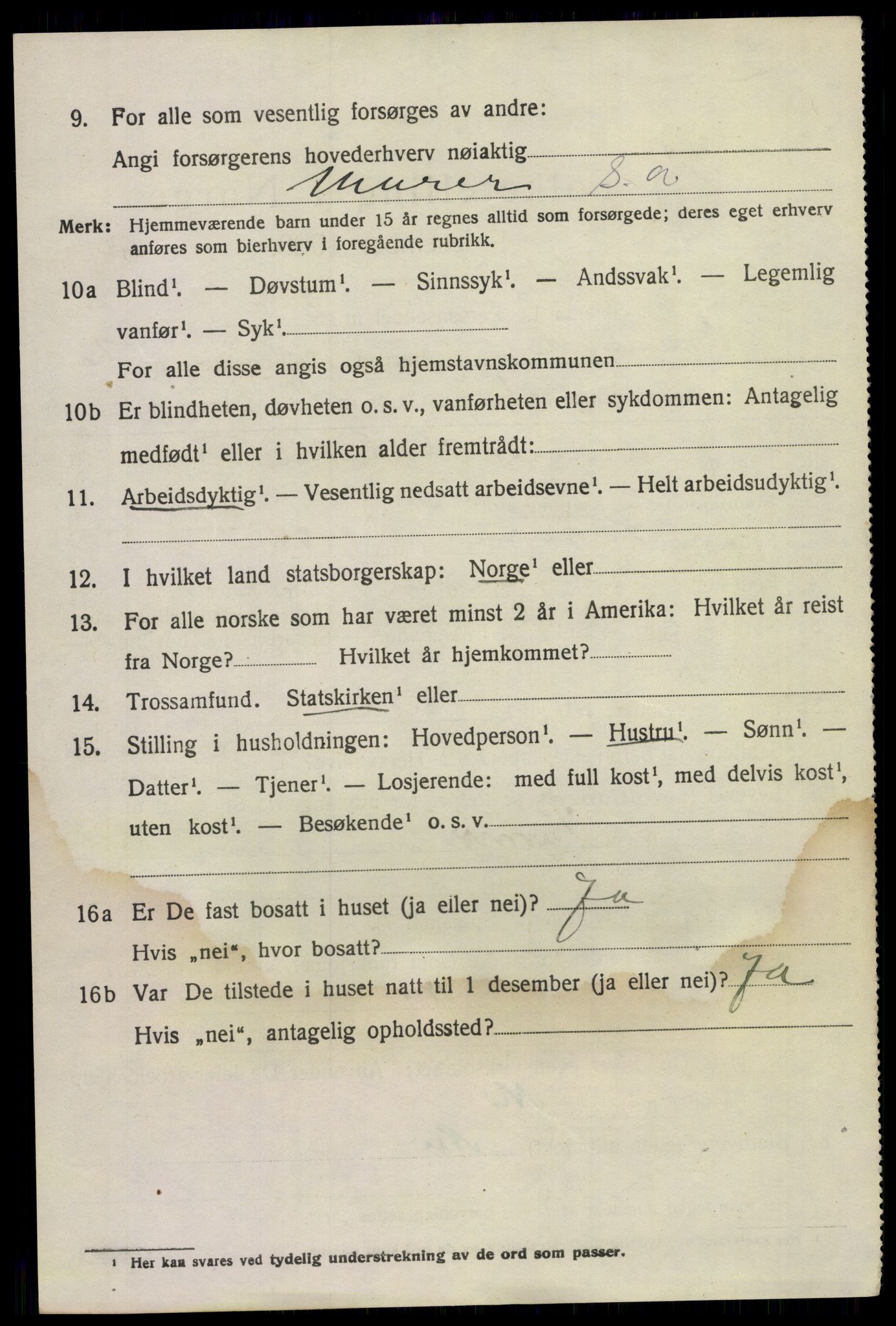 SAKO, 1920 census for Drangedal, 1920, p. 8698