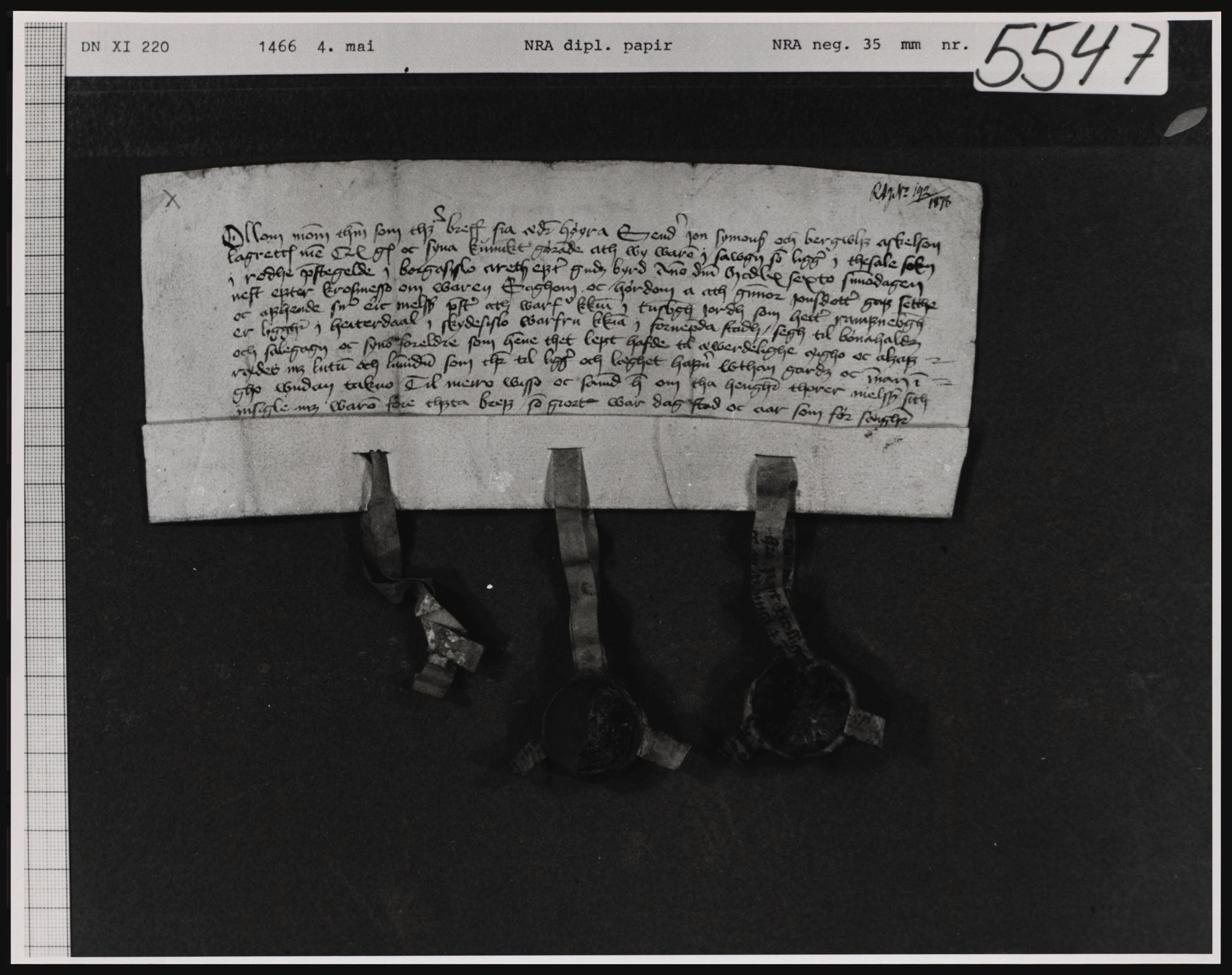 Riksarkivets diplomsamling, RA/EA-5965/F02, 1395-1570, p. 290