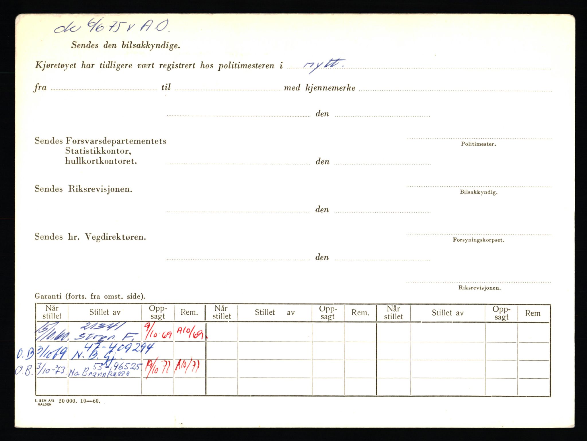 Stavanger trafikkstasjon, AV/SAST-A-101942/0/F/L0052: L-52100 - L-52899, 1930-1971, p. 2020