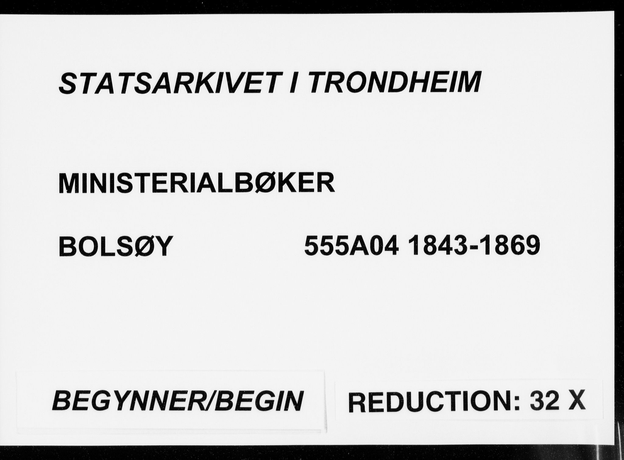 Ministerialprotokoller, klokkerbøker og fødselsregistre - Møre og Romsdal, SAT/A-1454/555/L0653: Parish register (official) no. 555A04, 1843-1869