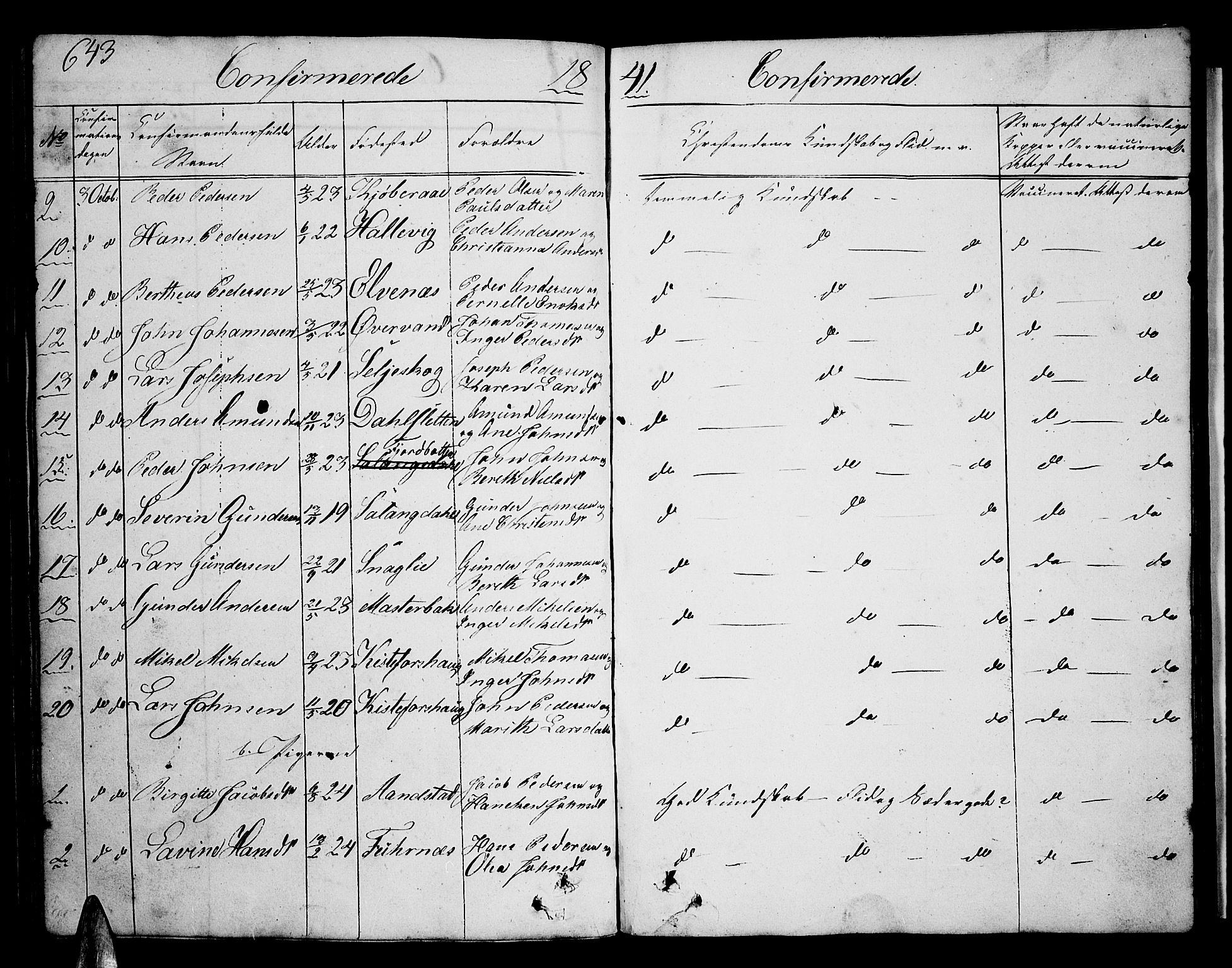 Ibestad sokneprestembete, AV/SATØ-S-0077/H/Ha/Hab/L0003klokker: Parish register (copy) no. 3, 1833-1852, p. 643