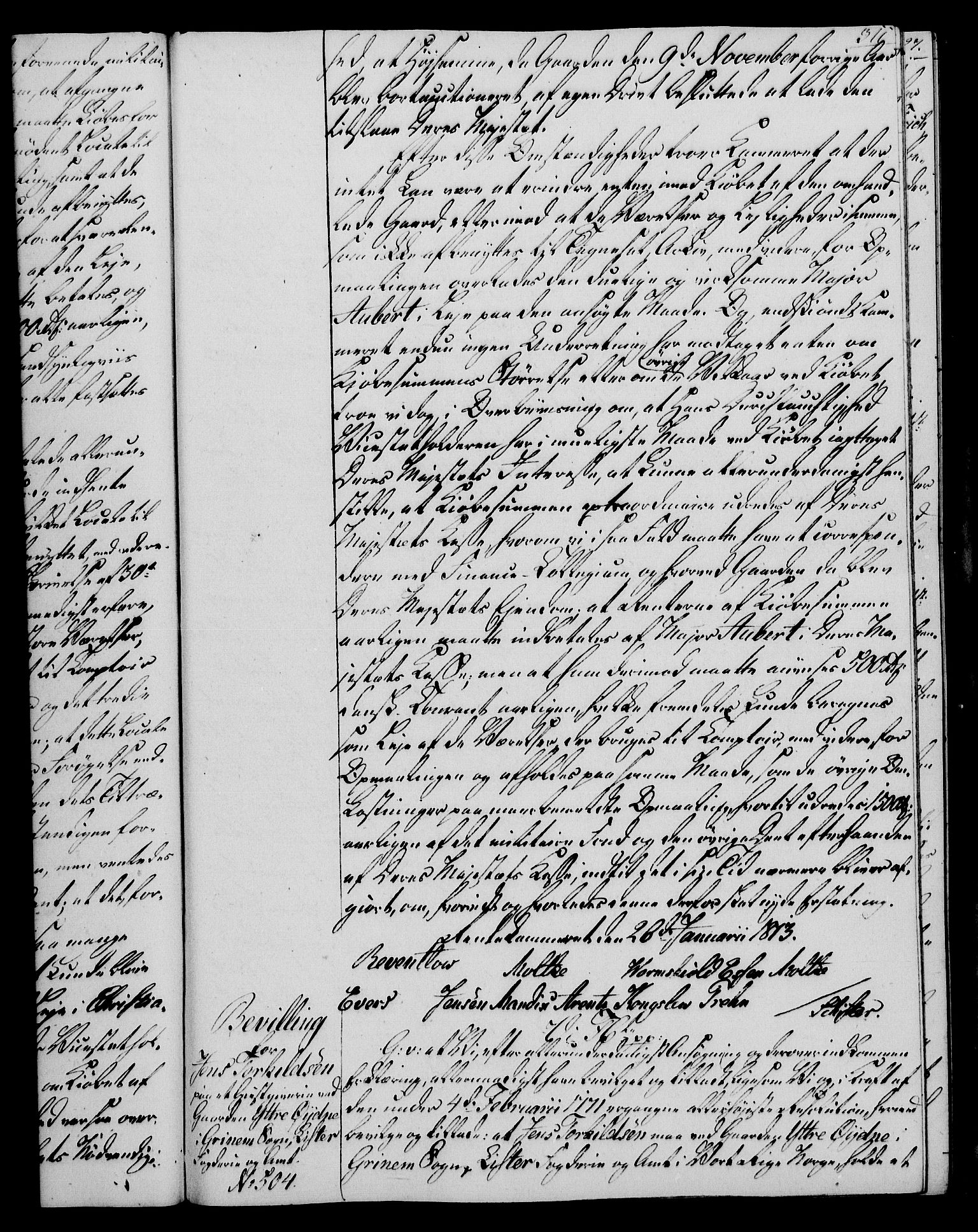 Rentekammeret, Kammerkanselliet, AV/RA-EA-3111/G/Gg/Gga/L0020: Norsk ekspedisjonsprotokoll med register (merket RK 53.20), 1811-1814, p. 311