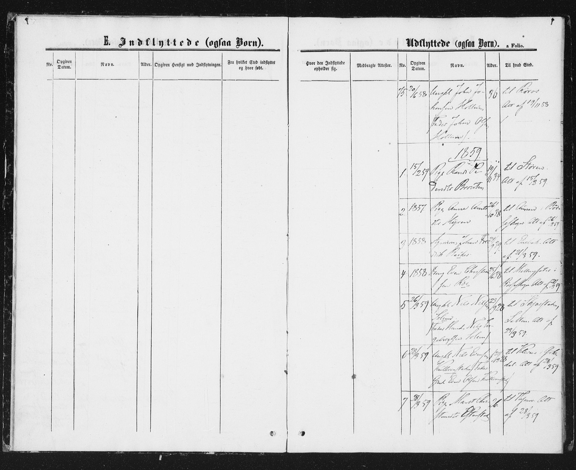 Ministerialprotokoller, klokkerbøker og fødselsregistre - Sør-Trøndelag, AV/SAT-A-1456/691/L1078: Parish register (official) no. 691A10, 1858-1861, p. 4
