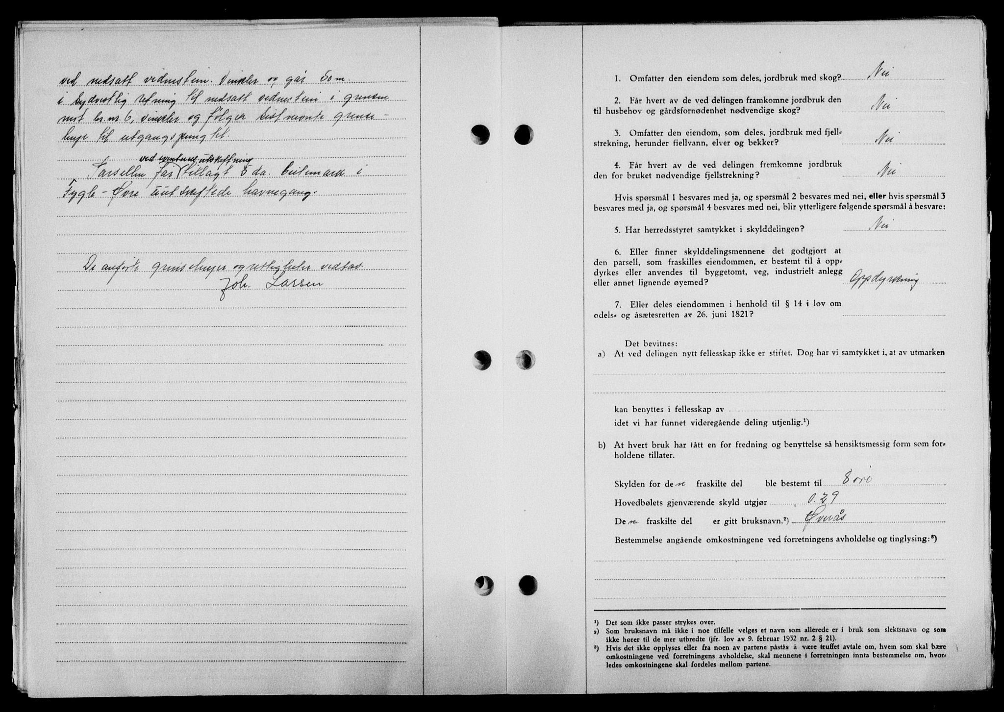 Lofoten sorenskriveri, SAT/A-0017/1/2/2C/L0023a: Mortgage book no. 23a, 1950-1950, Diary no: : 620/1950