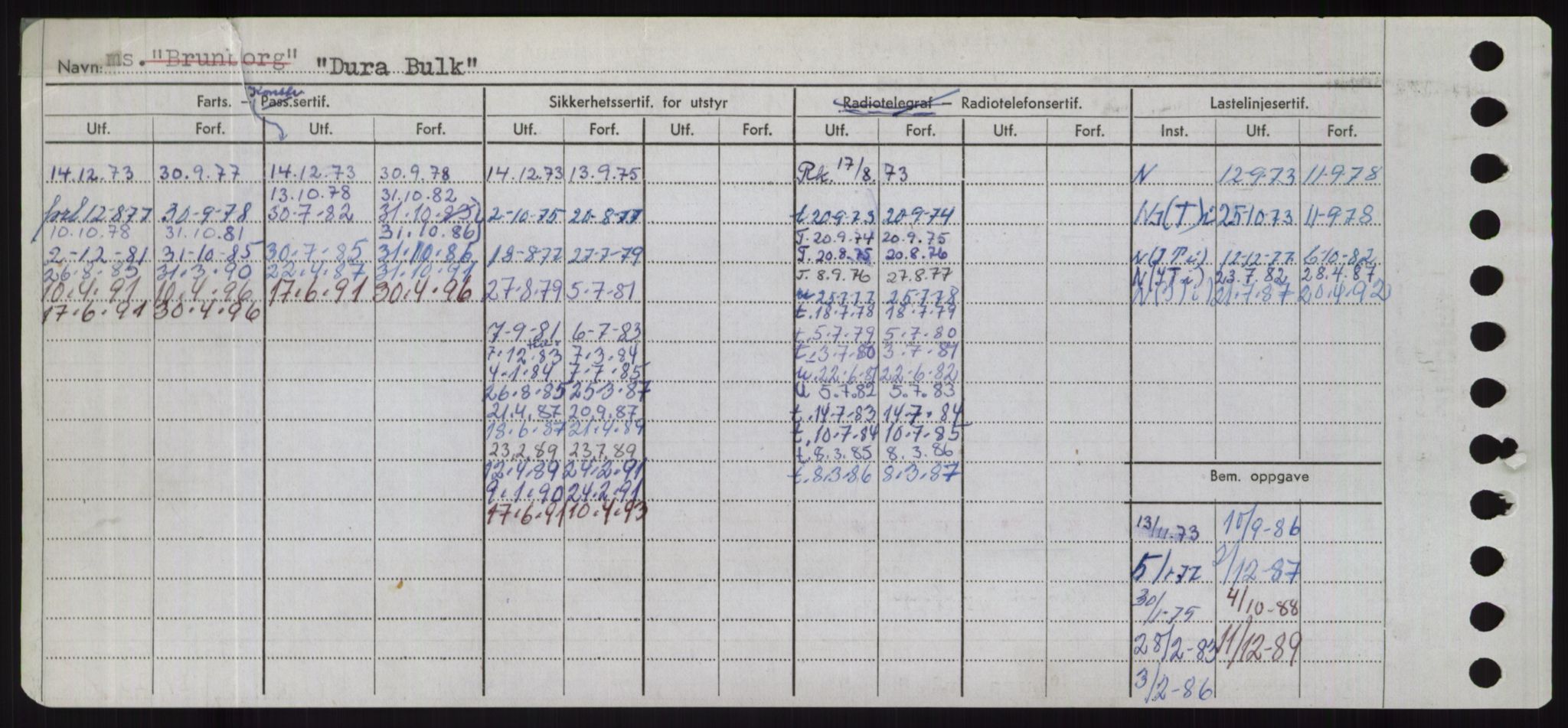 Sjøfartsdirektoratet med forløpere, Skipsmålingen, RA/S-1627/H/Hd/L0008: Fartøy, C-D, p. 704