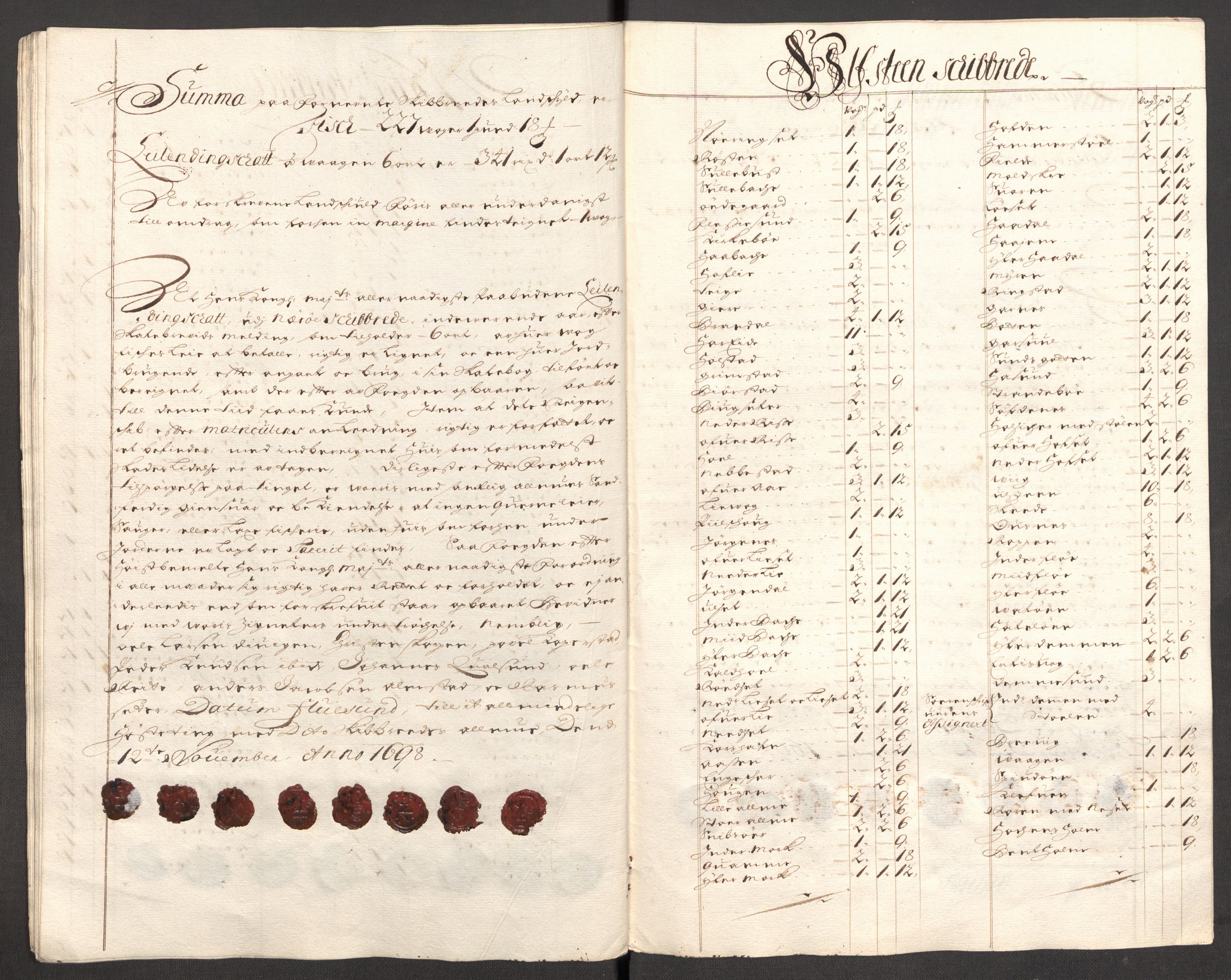 Rentekammeret inntil 1814, Reviderte regnskaper, Fogderegnskap, AV/RA-EA-4092/R54/L3556: Fogderegnskap Sunnmøre, 1696-1698, p. 309