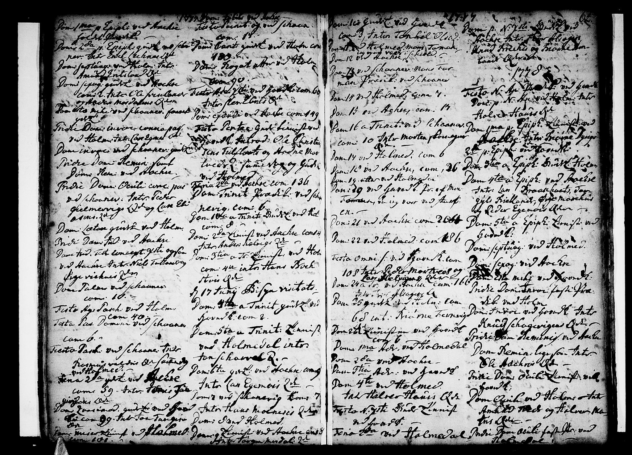 Skånevik sokneprestembete, SAB/A-77801/H/Haa: Parish register (official) no. A 1, 1745-1789, p. 64