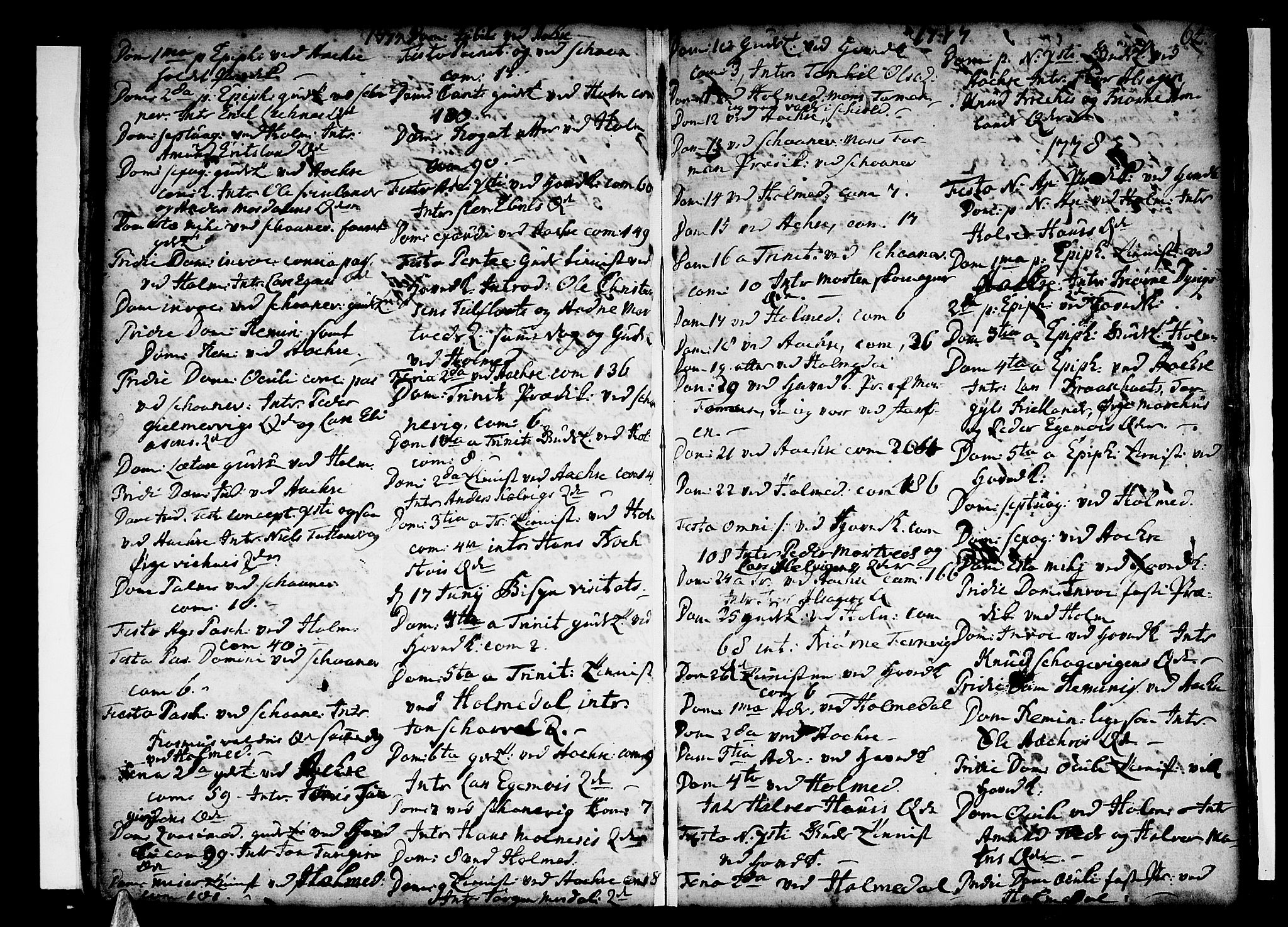 Skånevik sokneprestembete, AV/SAB-A-77801/H/Haa: Parish register (official) no. A 1, 1745-1789, p. 64