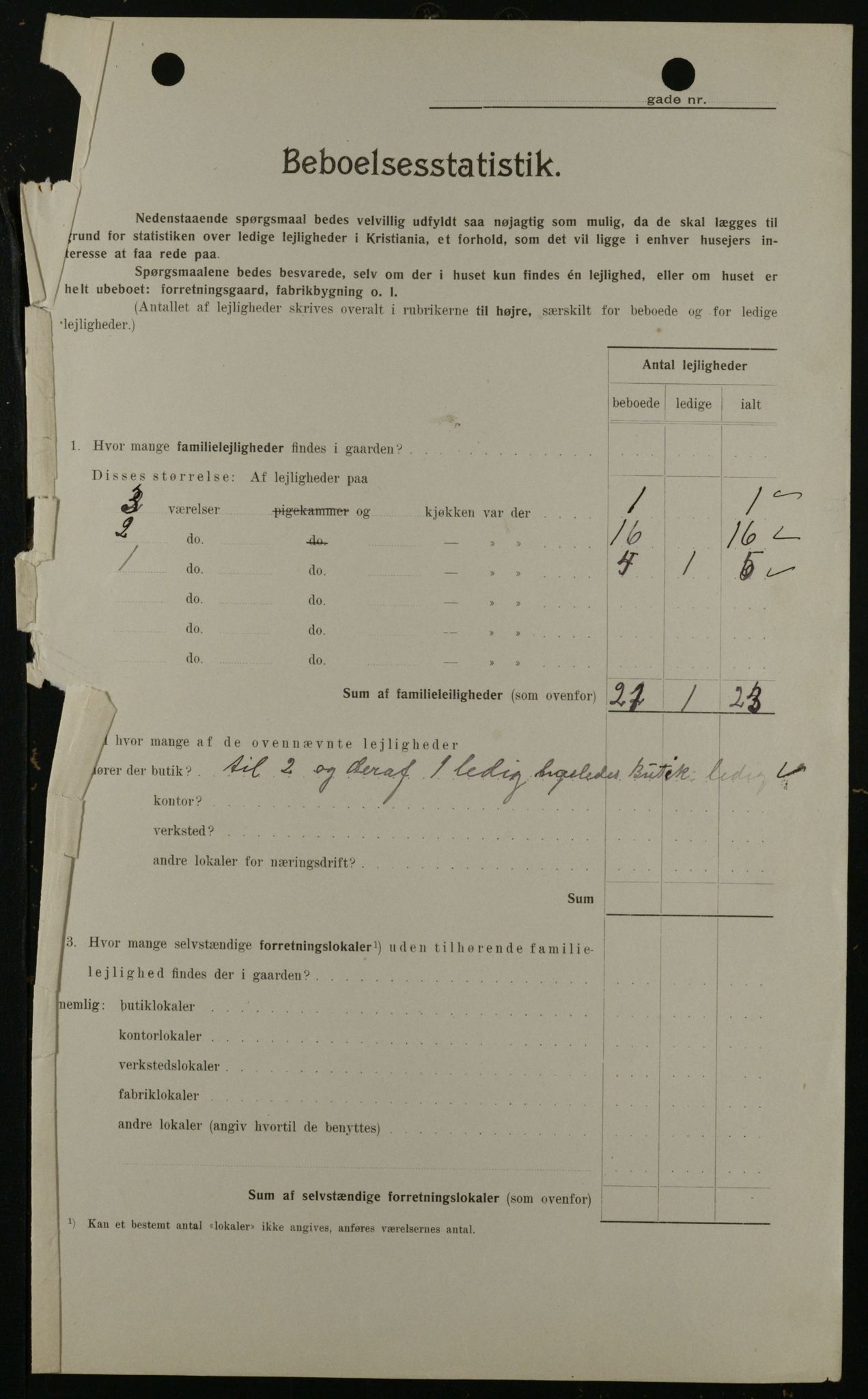 OBA, Municipal Census 1908 for Kristiania, 1908, p. 58786