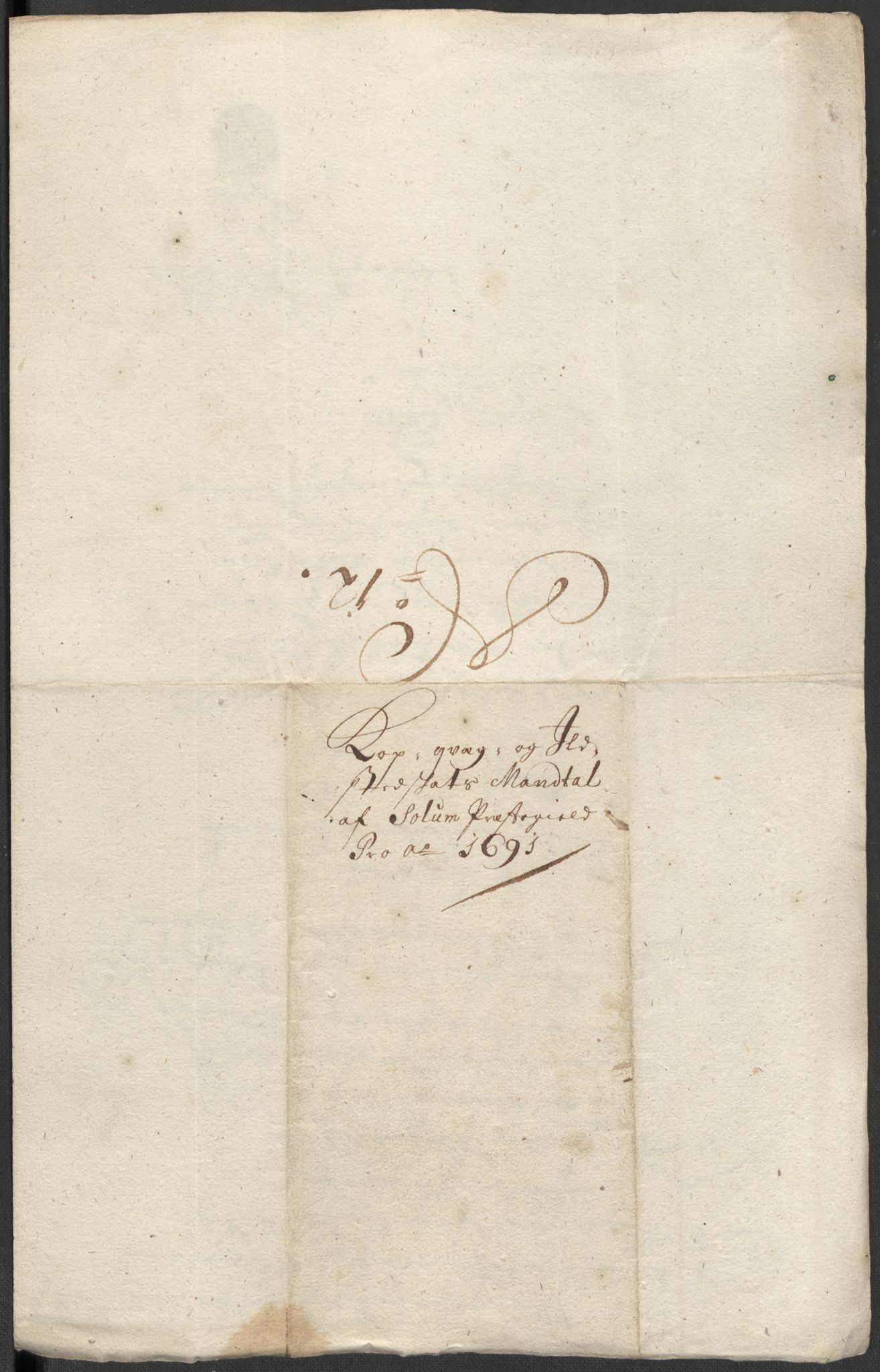 Rentekammeret inntil 1814, Reviderte regnskaper, Fogderegnskap, RA/EA-4092/R35/L2089: Fogderegnskap Øvre og Nedre Telemark, 1690-1692, p. 493