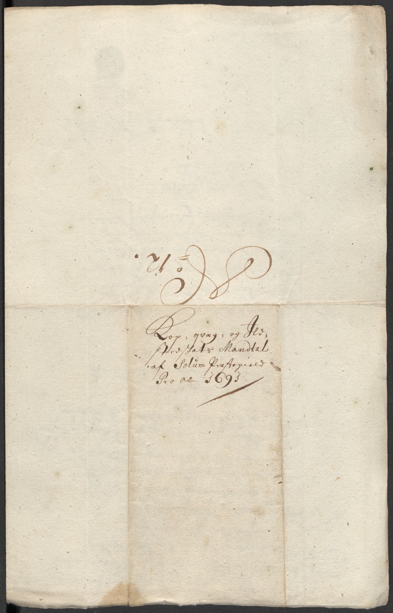 Rentekammeret inntil 1814, Reviderte regnskaper, Fogderegnskap, AV/RA-EA-4092/R35/L2089: Fogderegnskap Øvre og Nedre Telemark, 1690-1692, p. 493