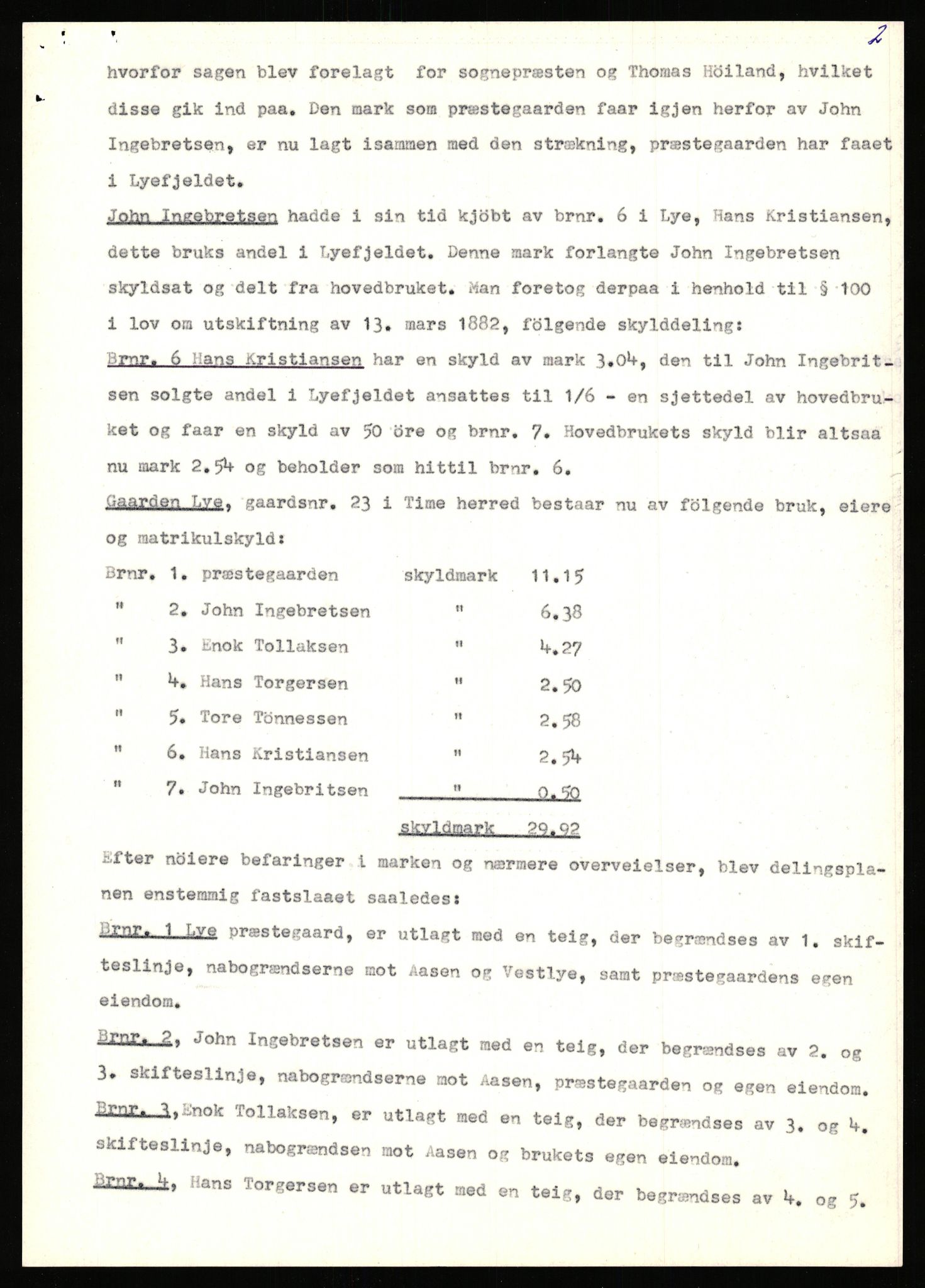 Statsarkivet i Stavanger, AV/SAST-A-101971/03/Y/Yj/L0055: Avskrifter sortert etter gårdsnavn: Lunde nordre - Løining i Elven, 1750-1930, p. 527