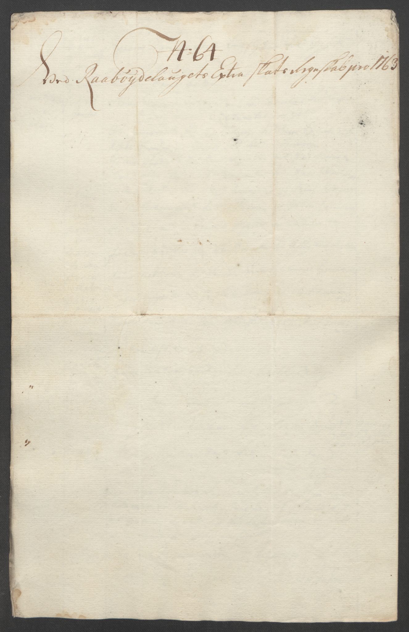 Rentekammeret inntil 1814, Reviderte regnskaper, Fogderegnskap, AV/RA-EA-4092/R40/L2517: Ekstraskatten Råbyggelag, 1762-1763, p. 430