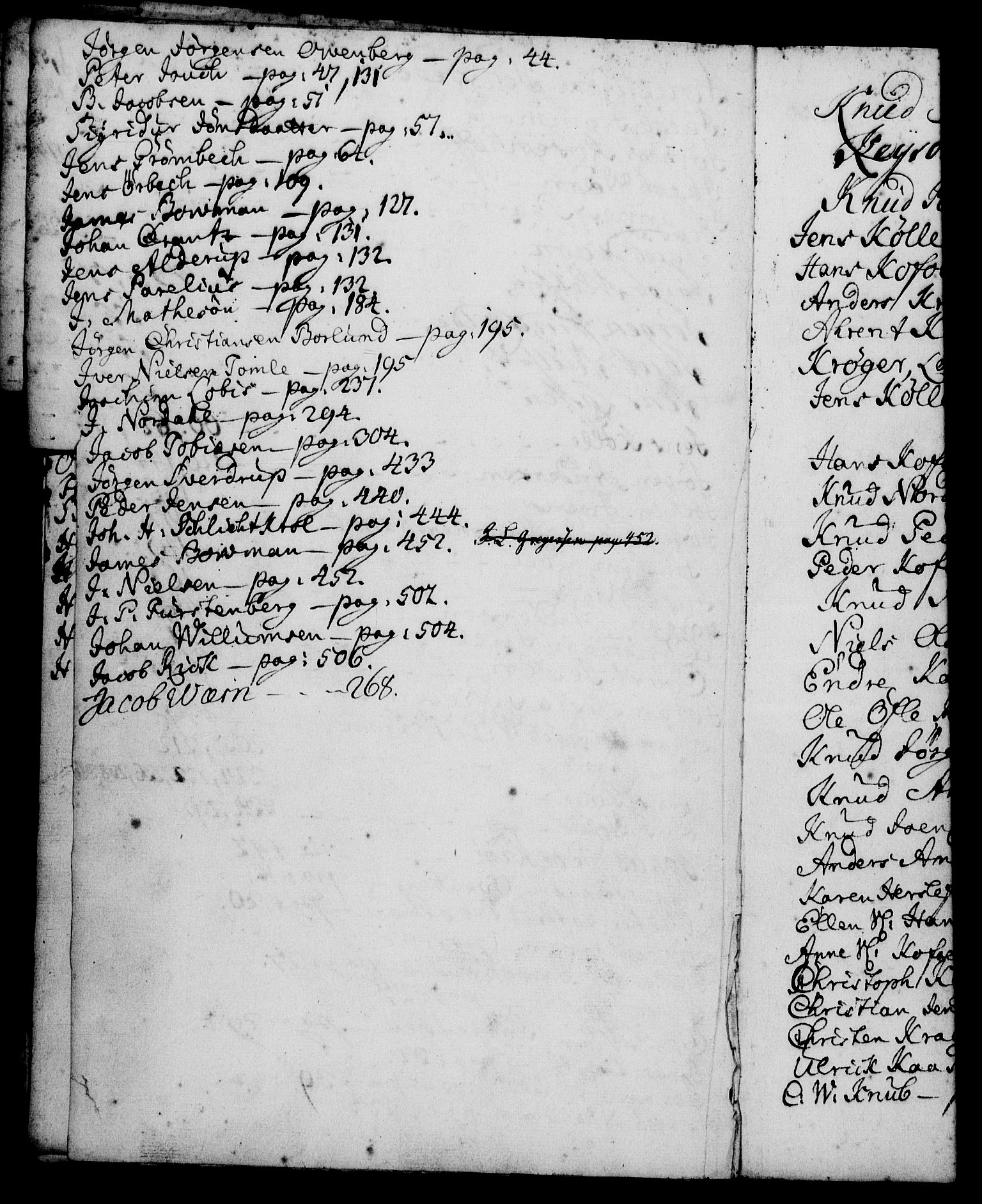 Rentekammeret, Kammerkanselliet, AV/RA-EA-3111/G/Gh/Ghd/L0001: Kausjonsprotokoll med register (merket RK 53.39), 1719-1725