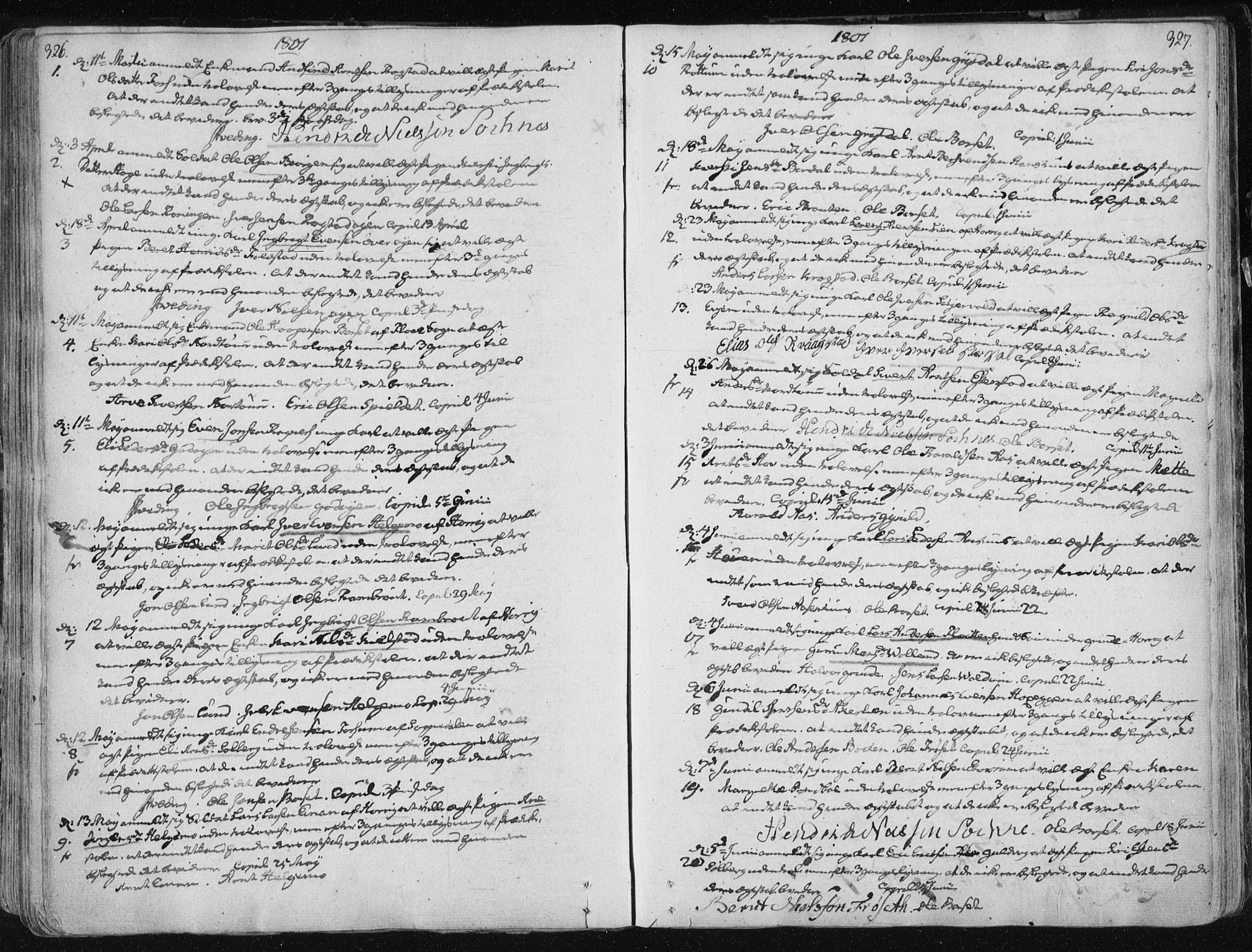 Ministerialprotokoller, klokkerbøker og fødselsregistre - Sør-Trøndelag, SAT/A-1456/687/L0992: Parish register (official) no. 687A03 /1, 1788-1815, p. 326-327