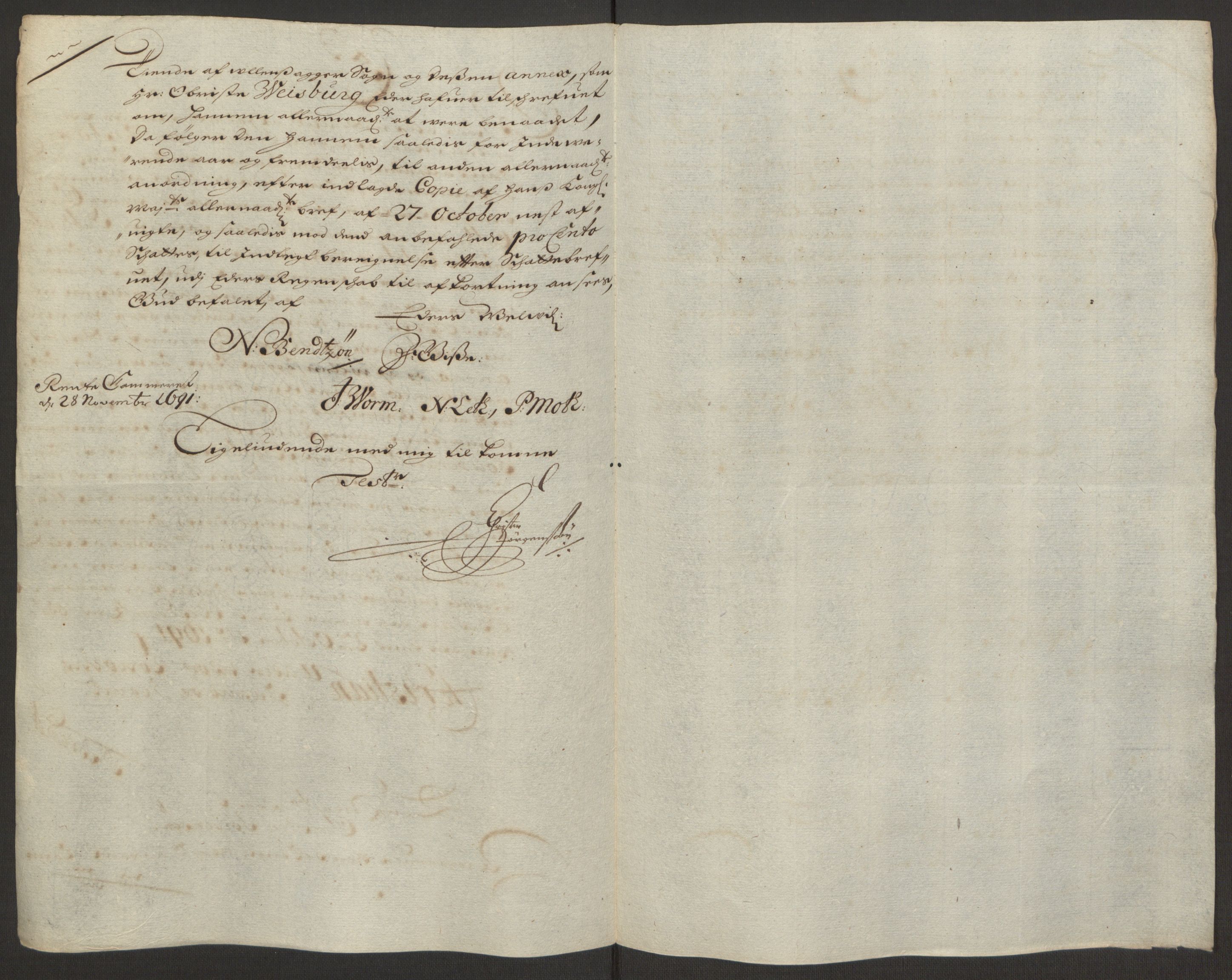 Rentekammeret inntil 1814, Reviderte regnskaper, Fogderegnskap, RA/EA-4092/R12/L0704: Fogderegnskap Øvre Romerike, 1692, p. 51