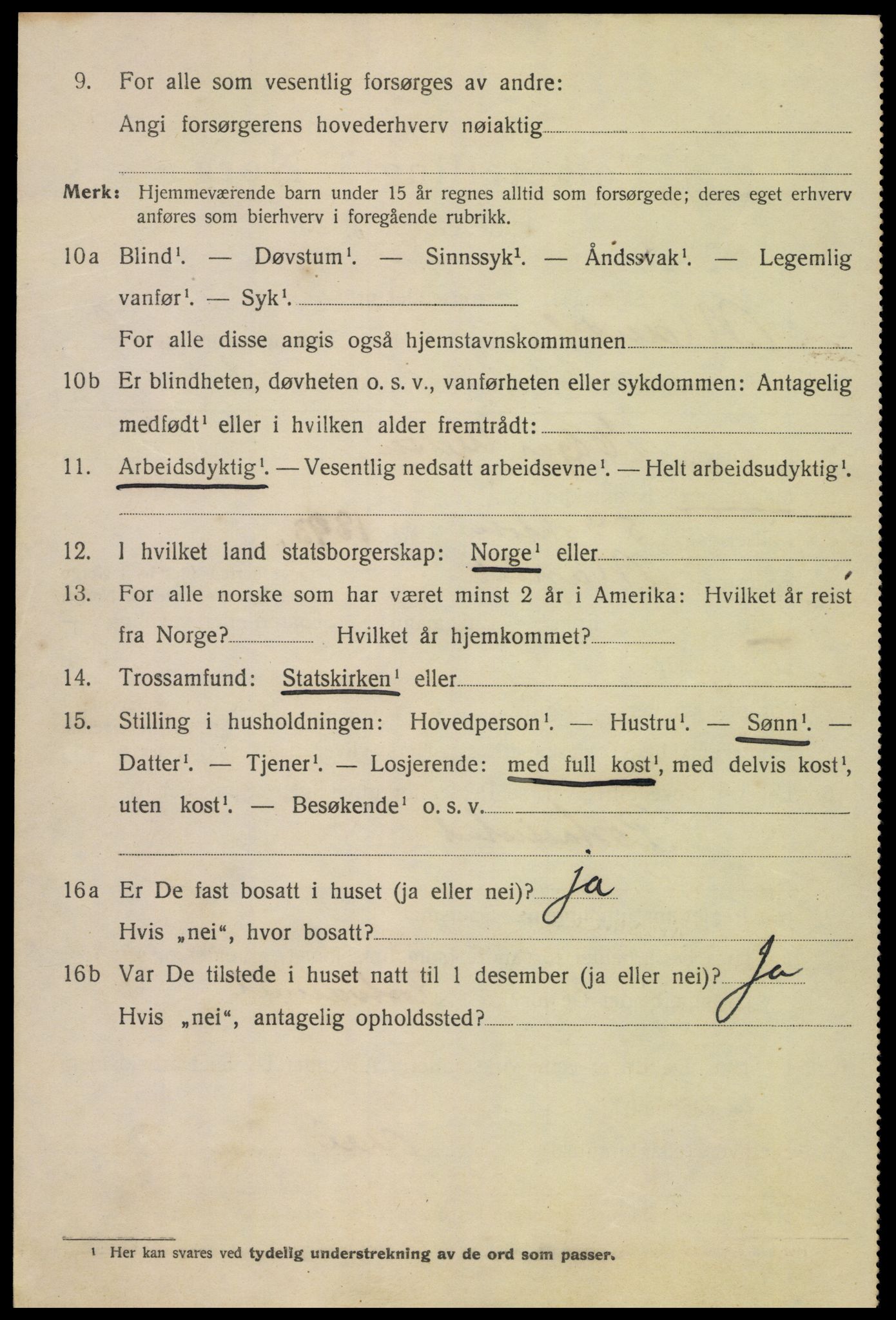 SAK, 1920 census for Mandal, 1920, p. 4780