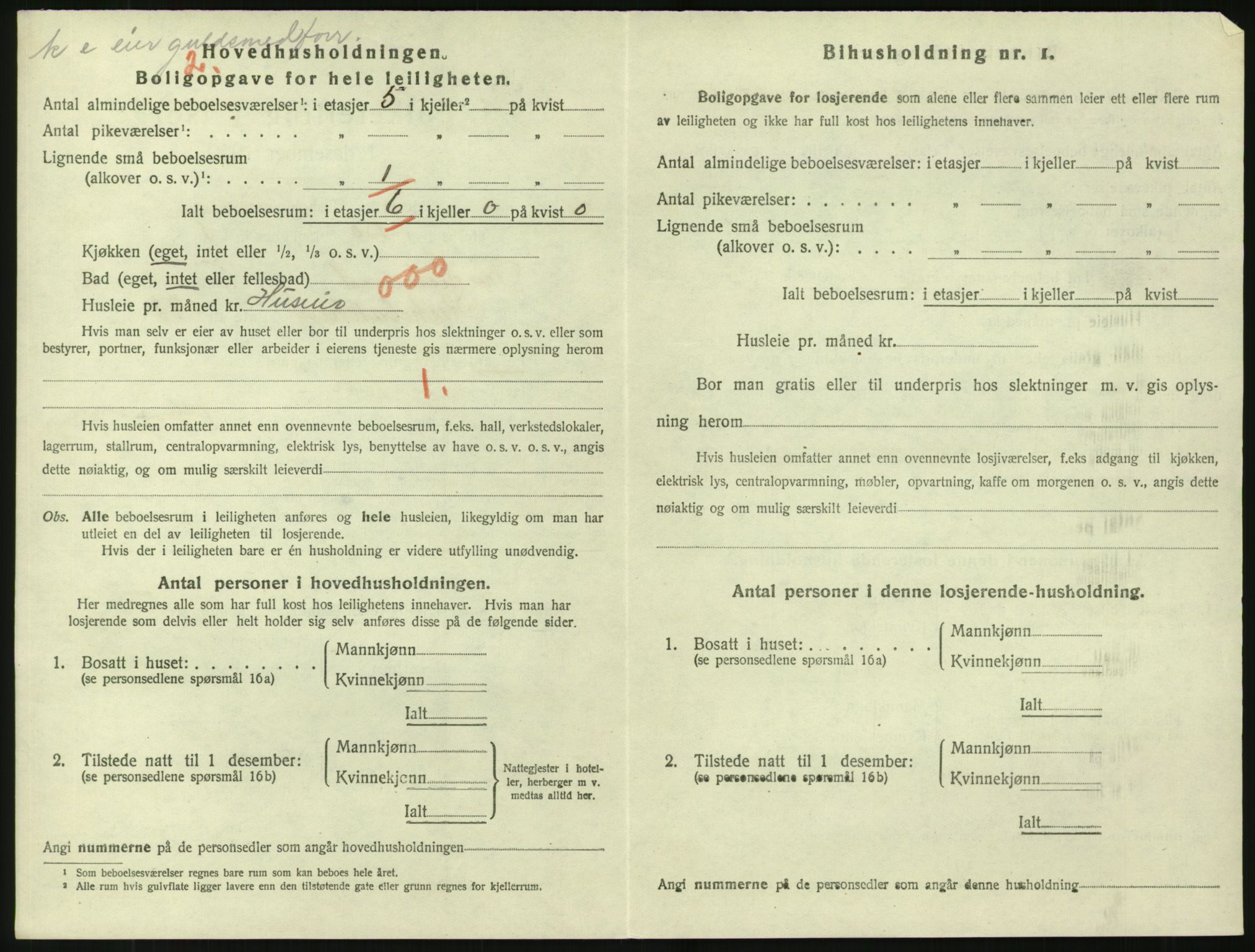 SAK, 1920 census for Tvedestrand, 1920, p. 1326