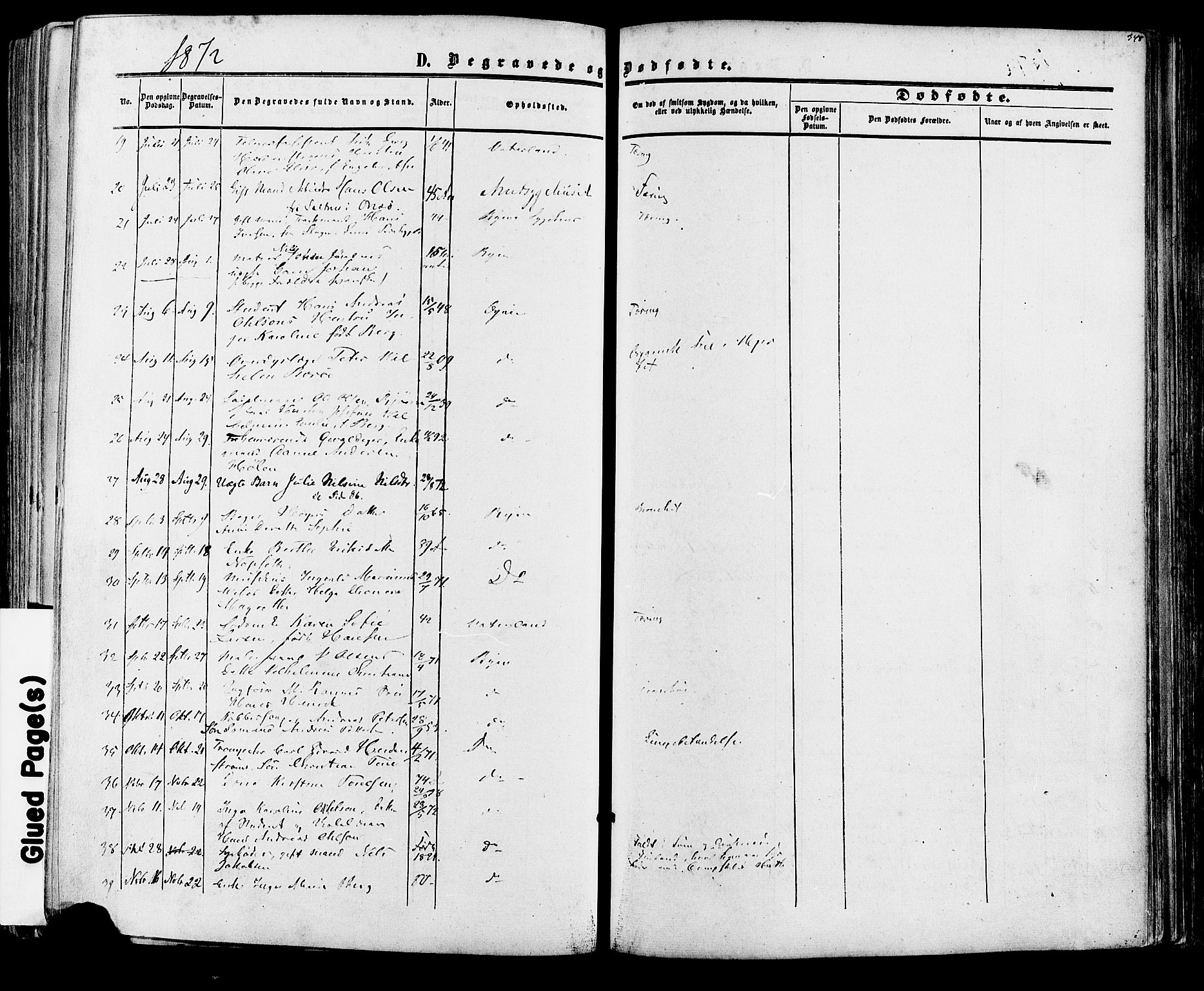 Fredrikstad prestekontor Kirkebøker, AV/SAO-A-11082/F/Fa/L0006: Parish register (official) no. 6, 1857-1878, p. 348