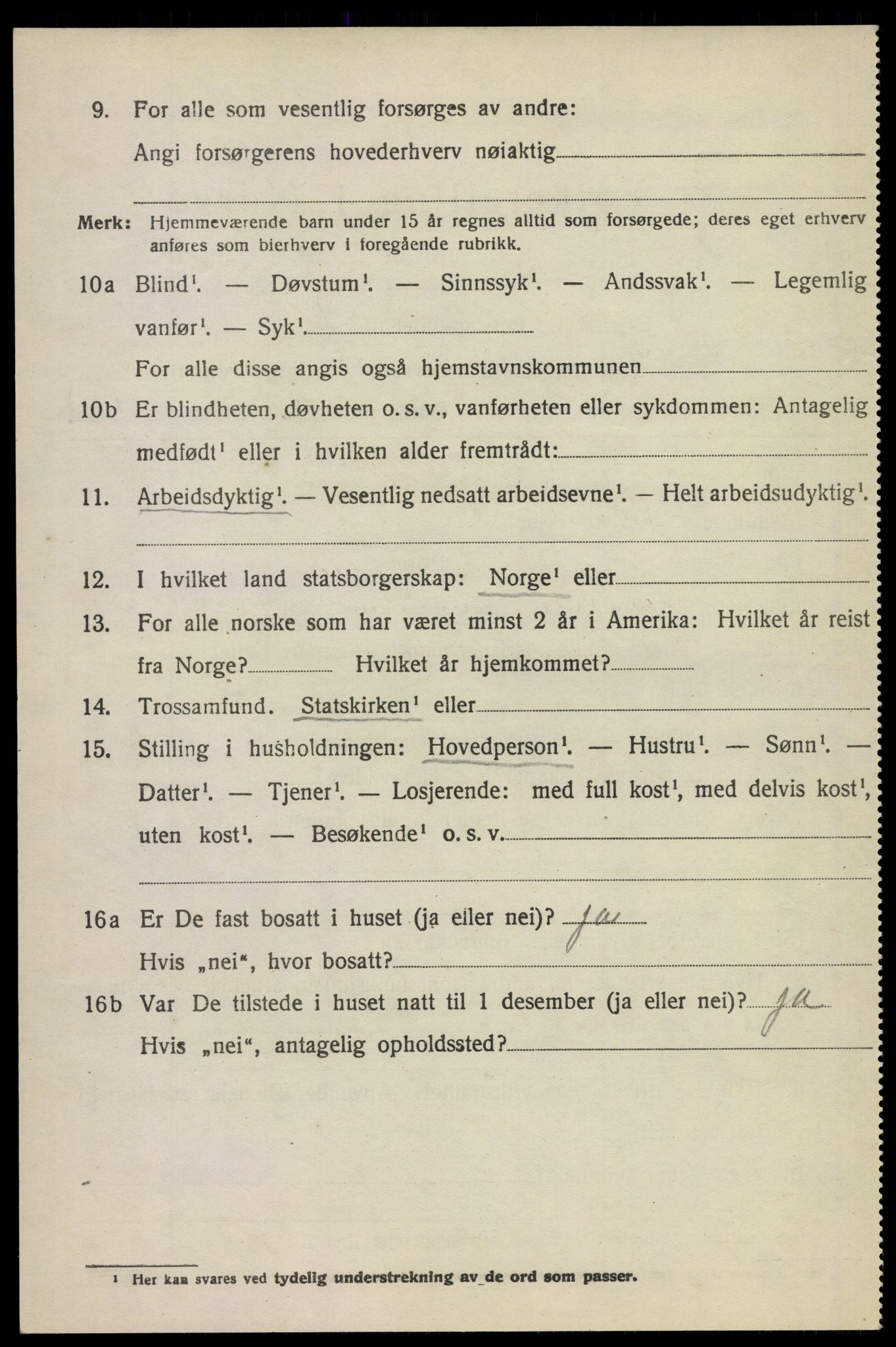 SAKO, 1920 census for Sauherad, 1920, p. 2870