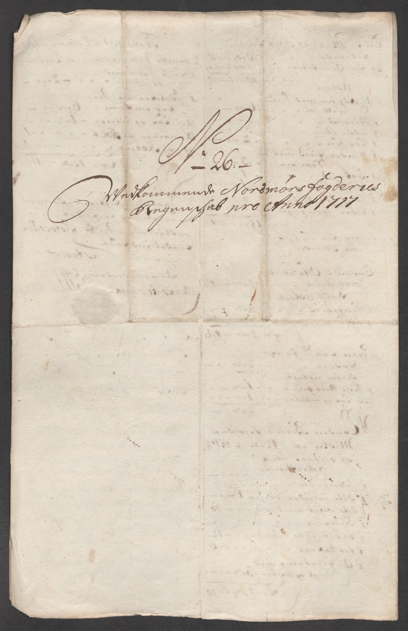 Rentekammeret inntil 1814, Reviderte regnskaper, Fogderegnskap, AV/RA-EA-4092/R56/L3750: Fogderegnskap Nordmøre, 1717, p. 197